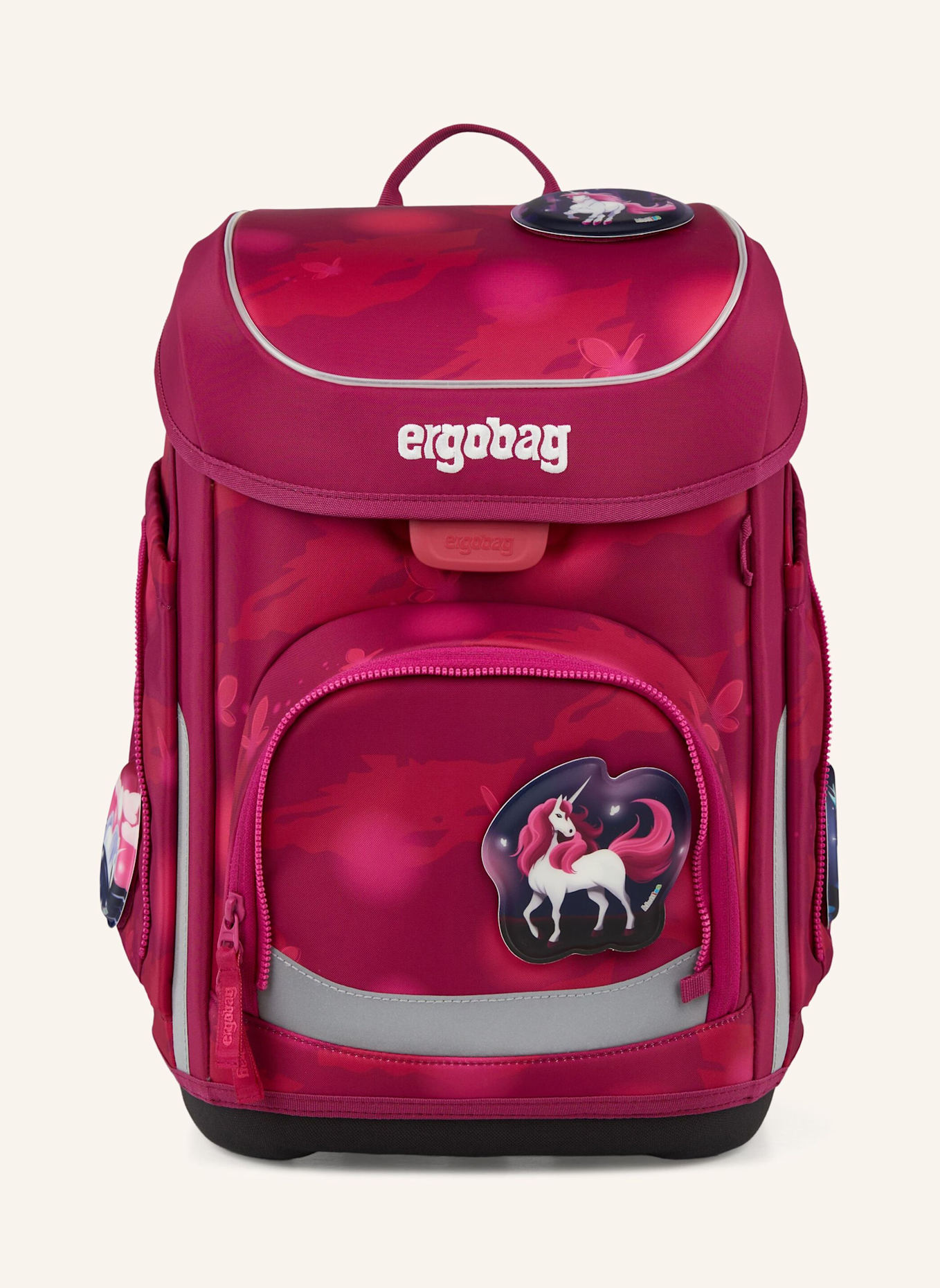 ergobag CUBO Set: DUNKELROT