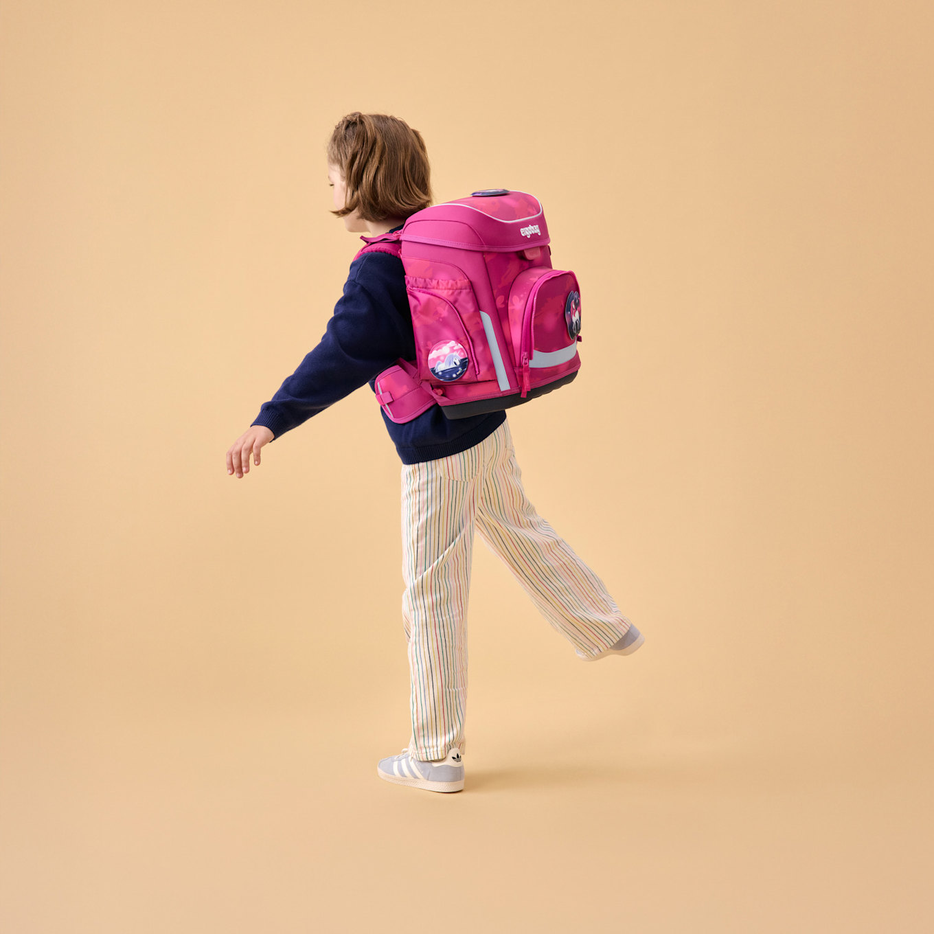 ergobag CUBO Set: DUNKELROT