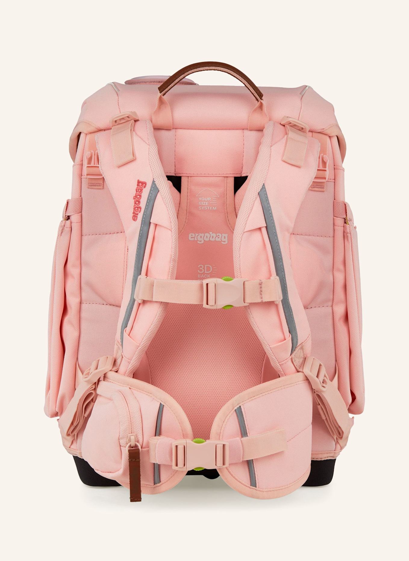 ergobag CUBO Set: HELLROSA