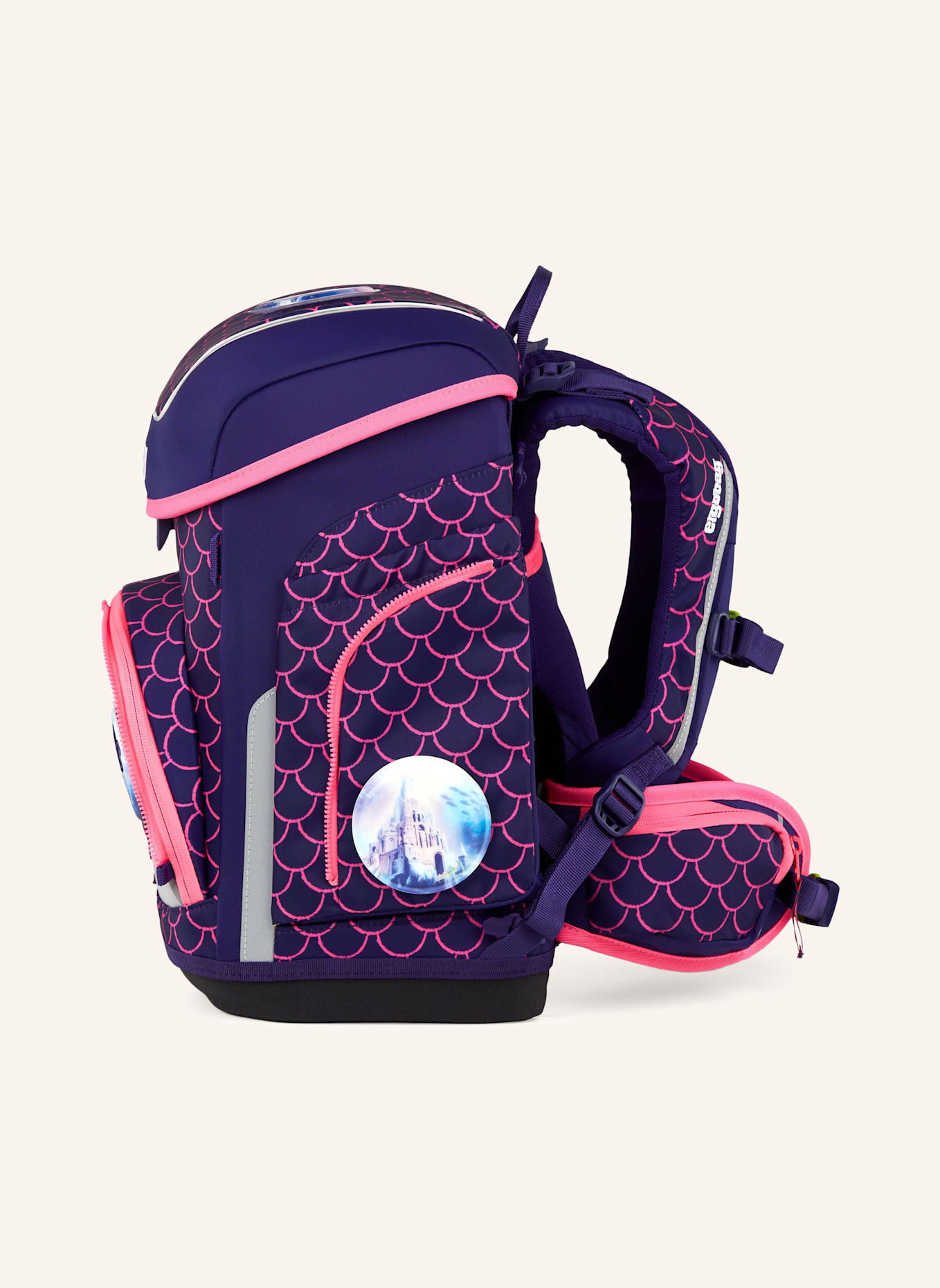 ergobag CUBO Set: NEONPINK