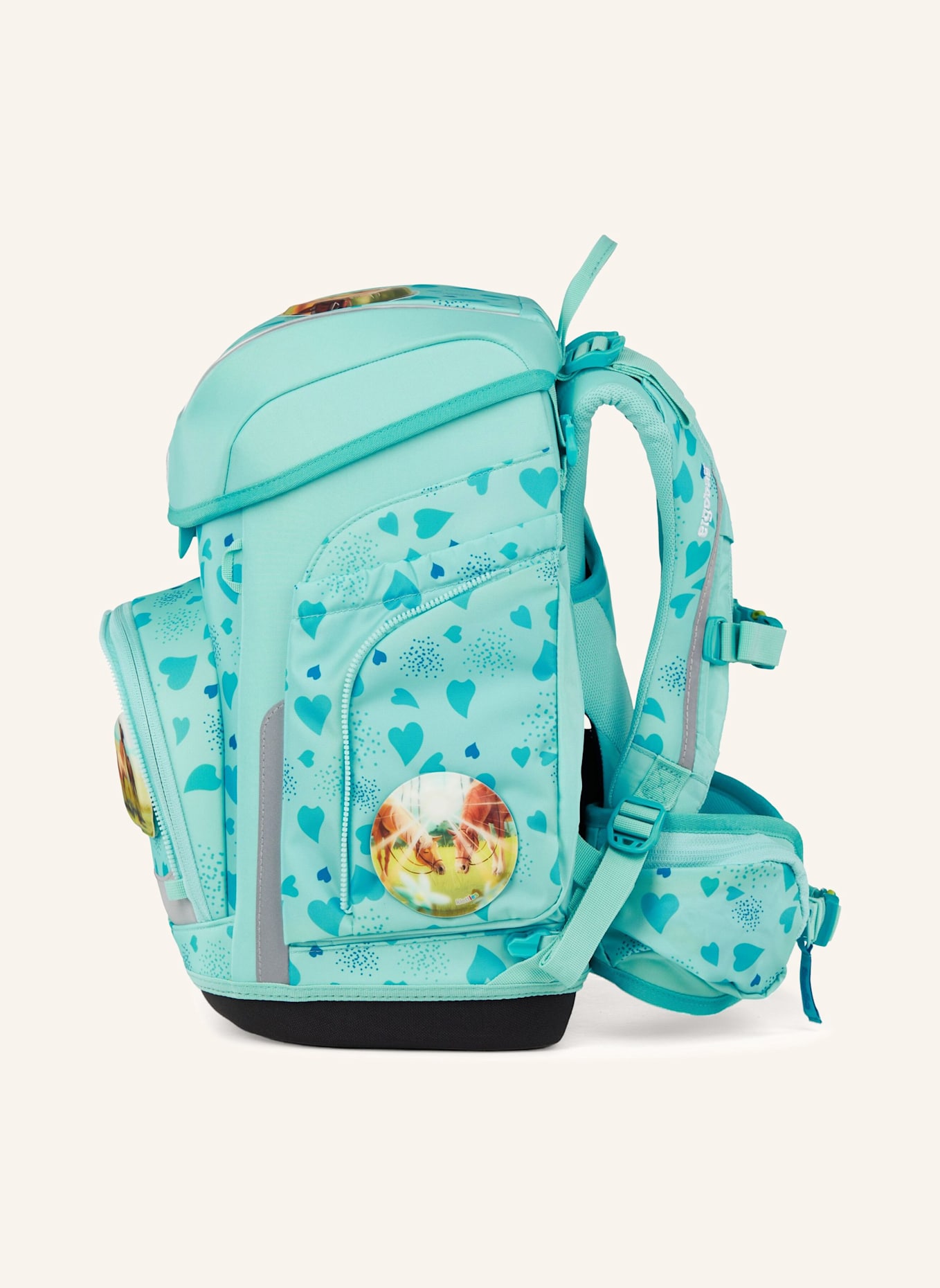 ergobag CUBO Set: NEONTÜRKIS