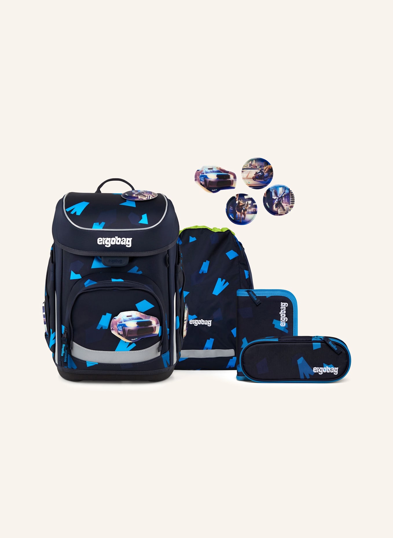 ergobag CUBO Set: BLAU