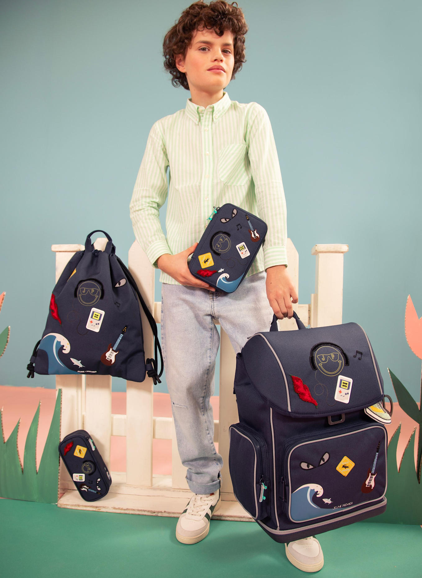 JEUNE PREMIER Schulranzen ERGOMAXX: DUNKELBLAU