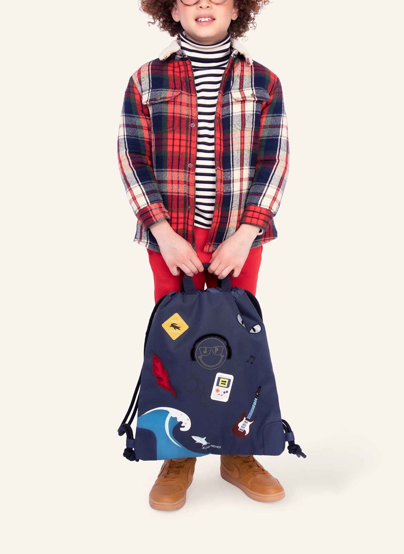 JEUNE PREMIER Turnbeutel: DUNKELBLAU