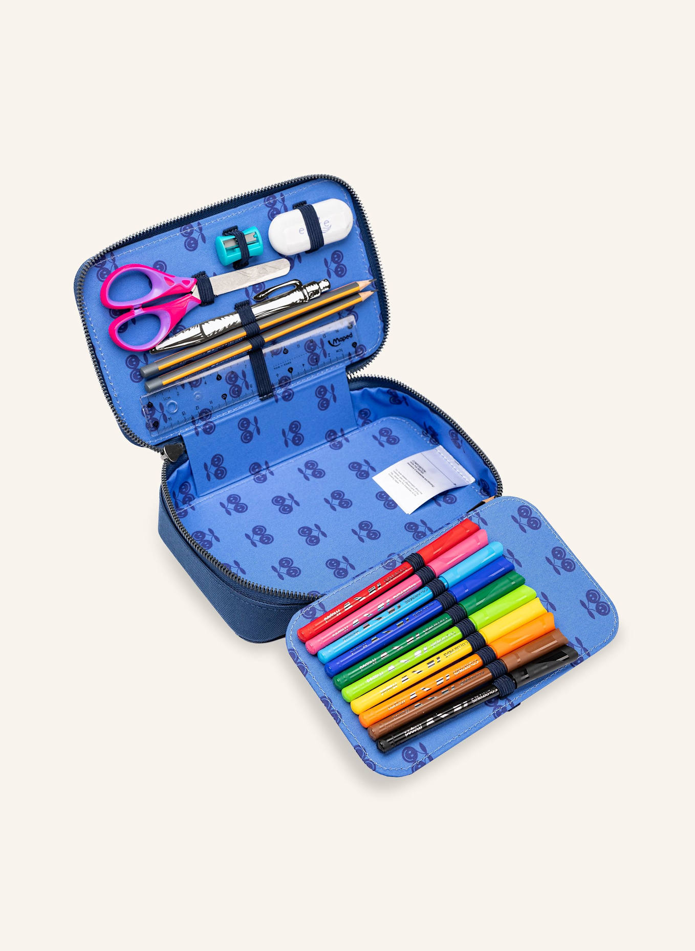 JEUNE PREMIER Federmäppchen mit Inhalt: GRÜN