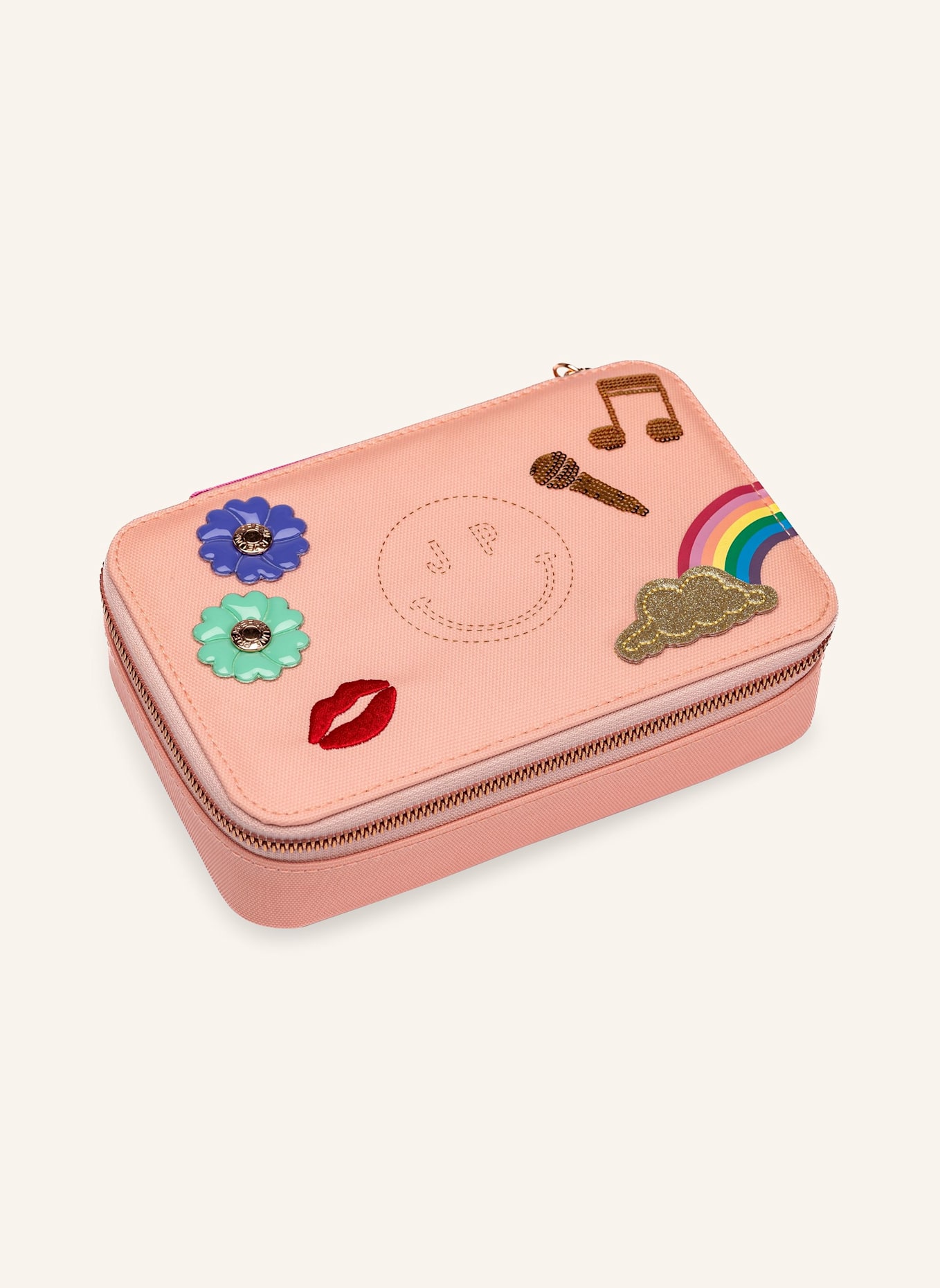 JEUNE PREMIER Federmäppchen mit Inhalt: ROSA