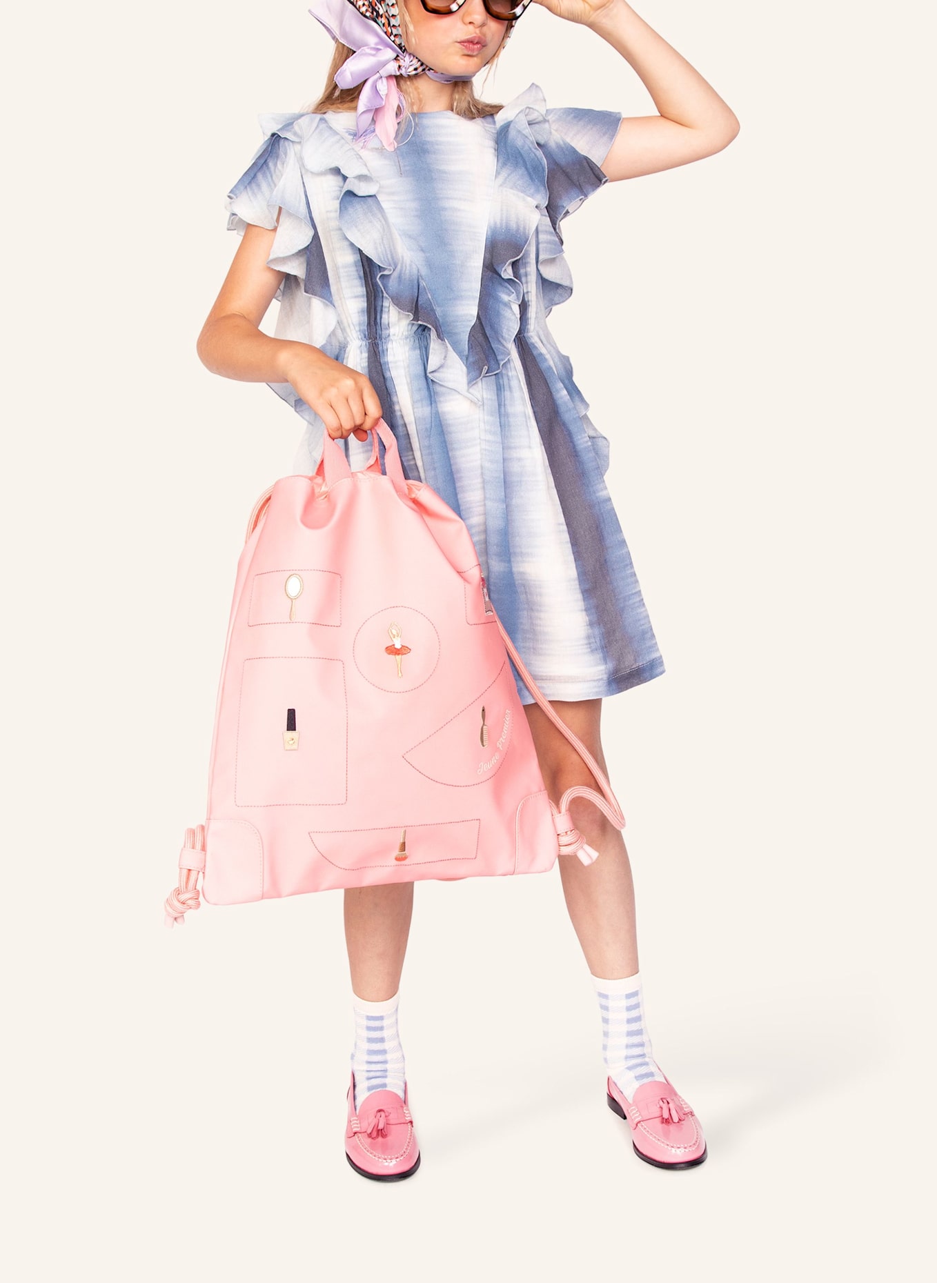 JEUNE PREMIER Turnbeutel: PINK