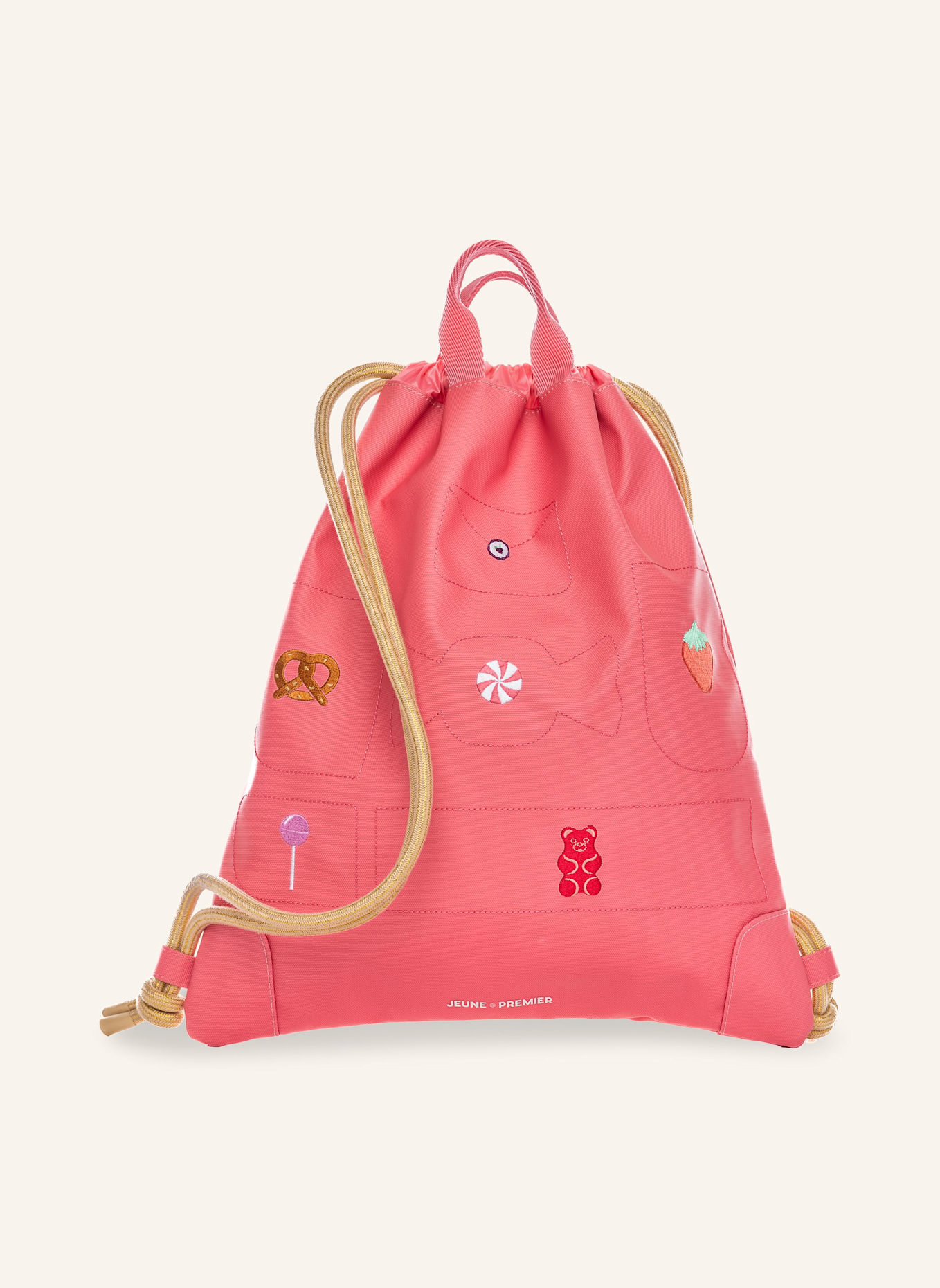 JEUNE PREMIER Turnbeutel: NEONPINK
