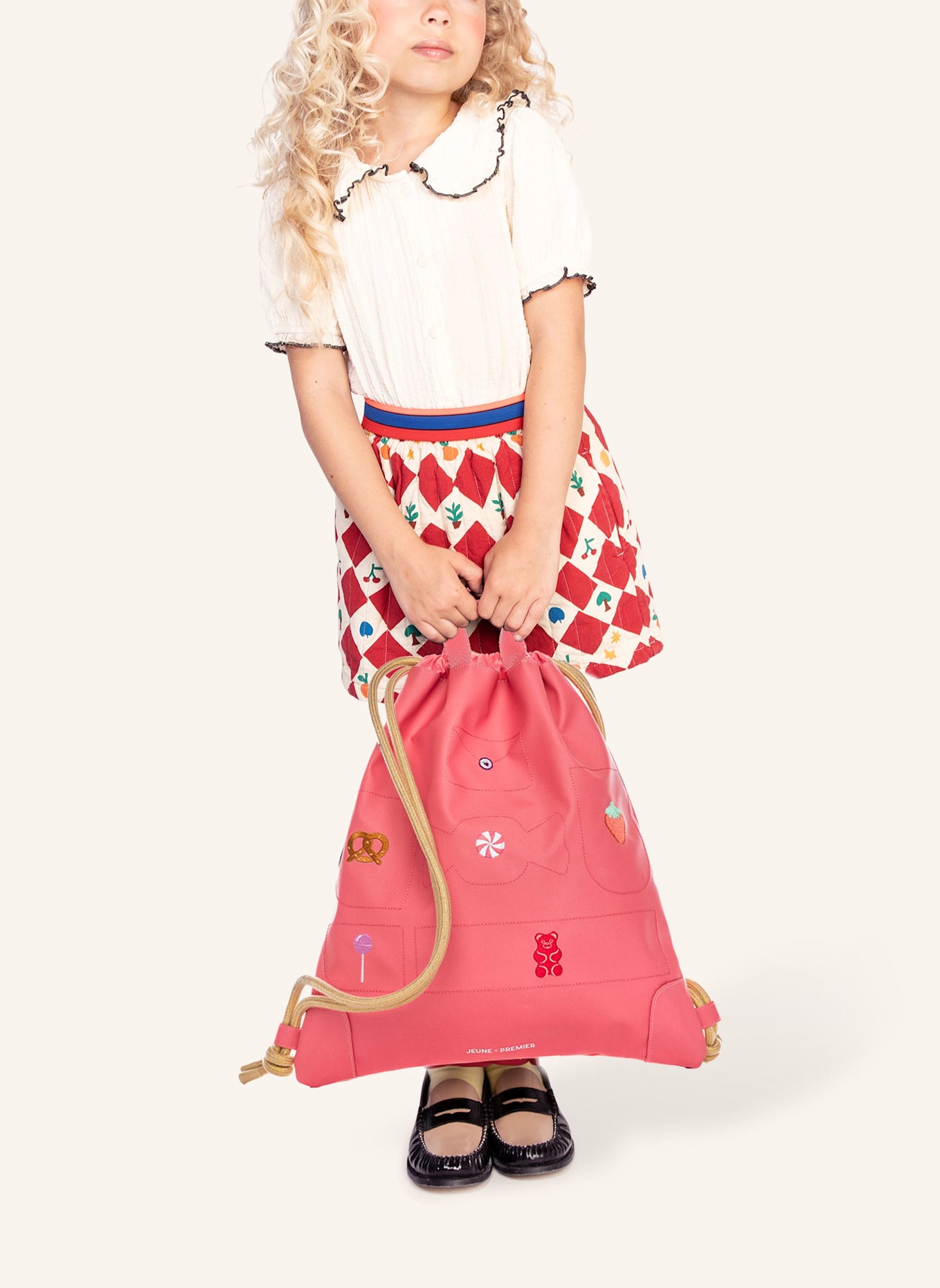 JEUNE PREMIER Turnbeutel: NEONPINK