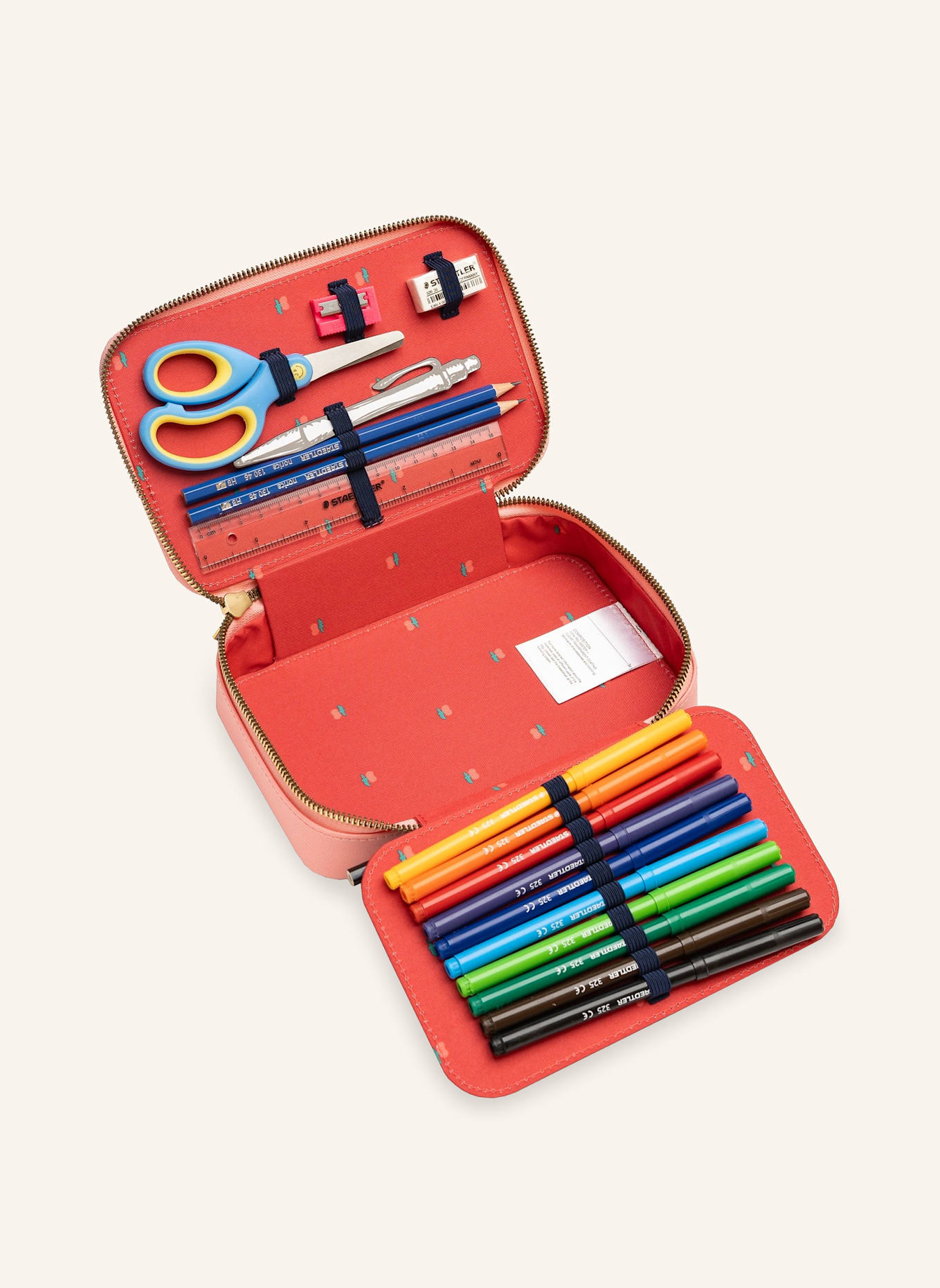 JEUNE PREMIER Federmäppchen mit Inhalt: PINK