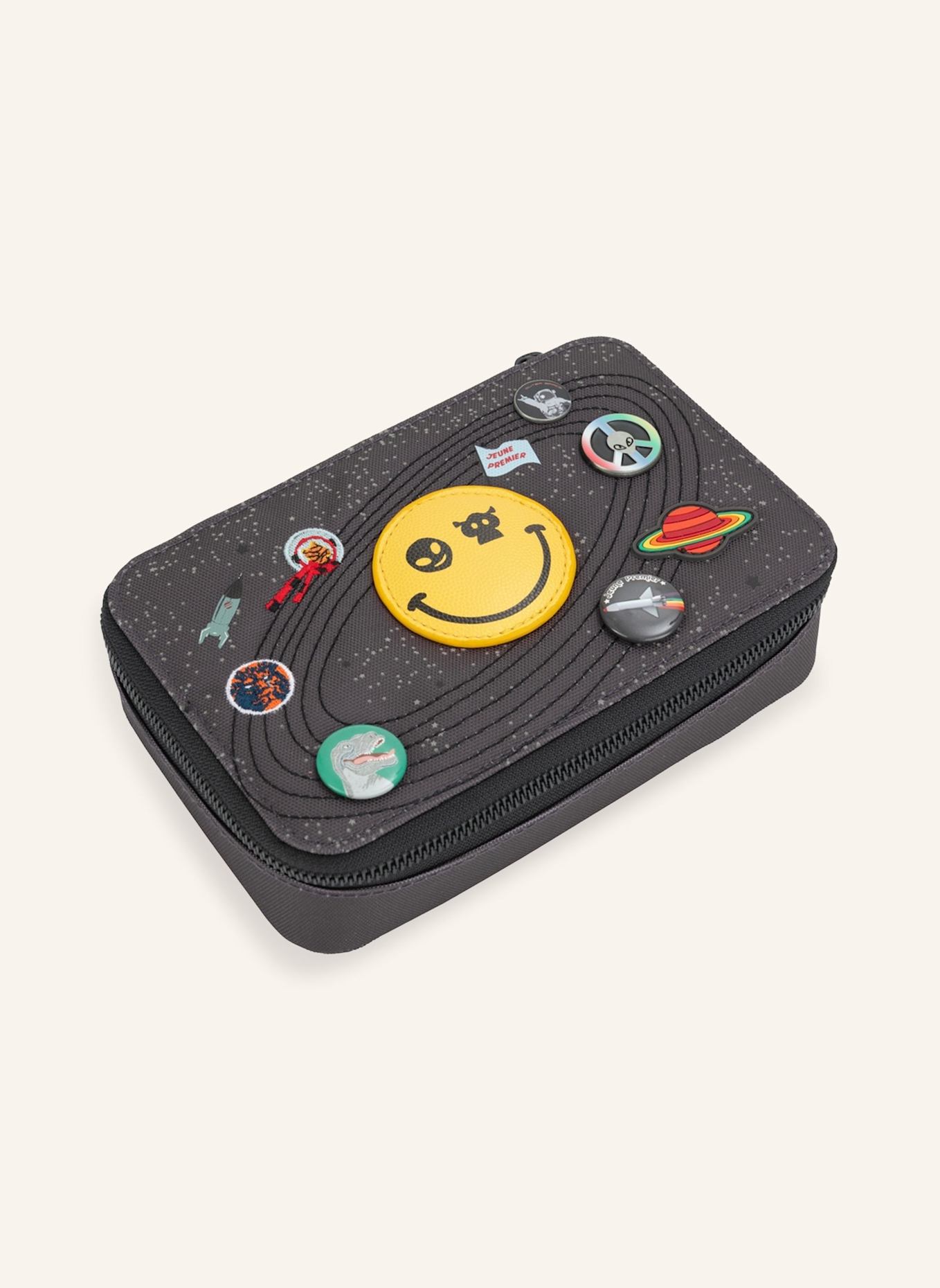 JEUNE PREMIER Federmäppchen mit Inhalt: GRAU