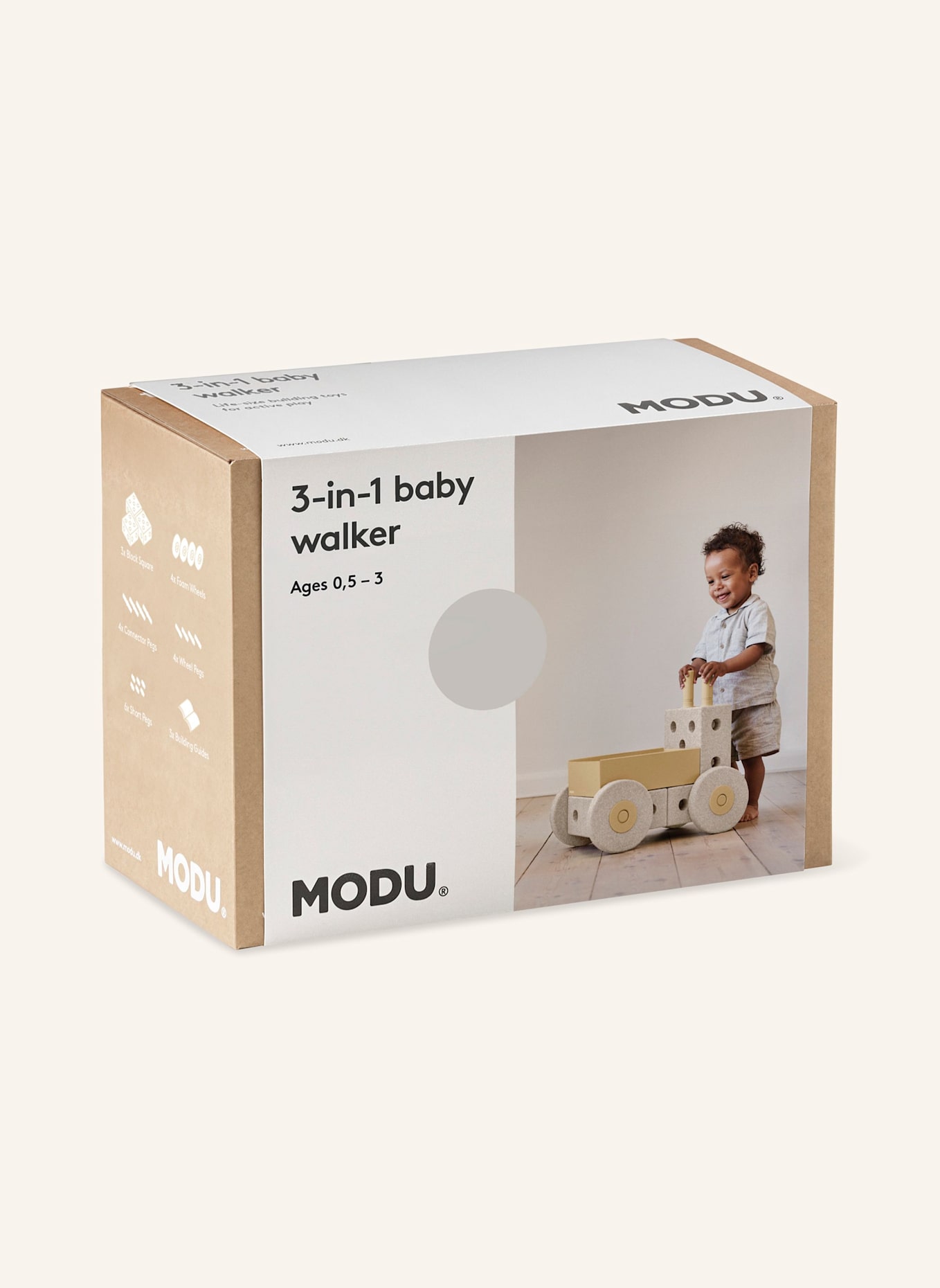MODU 3-in-1 Lauflernwagen: GELB