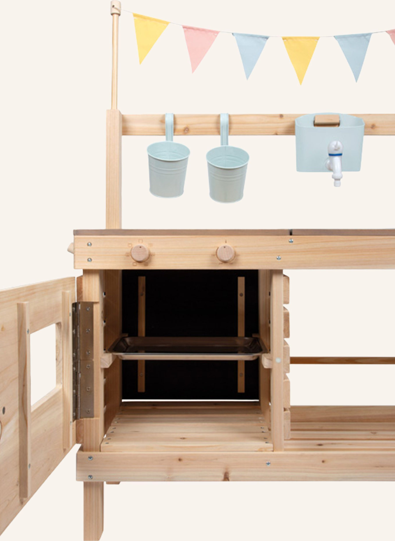 small foot Matschküche und Kaufladen: BRAUN