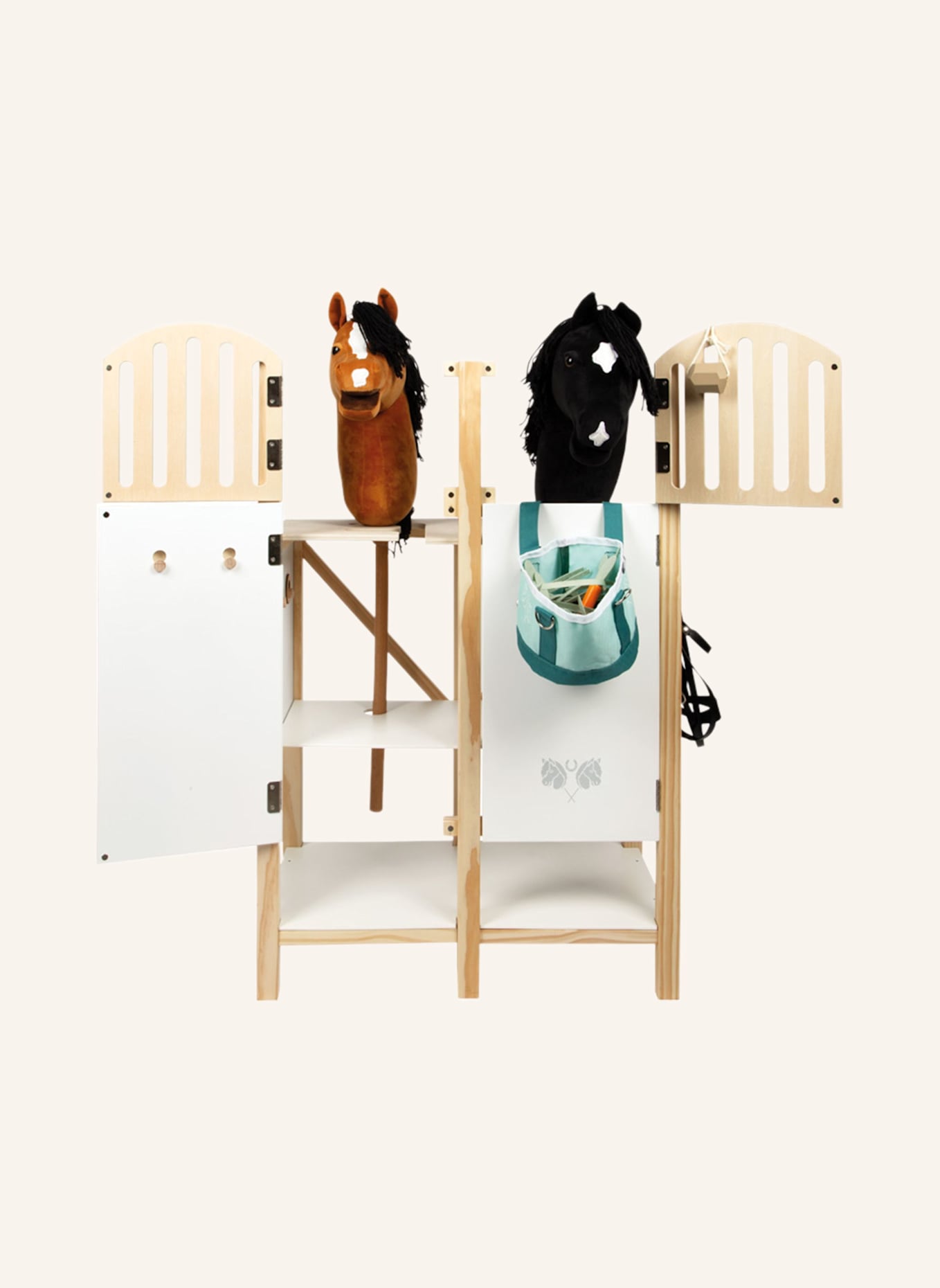 small foot Hobby Horse PFERDESTALL: BRAUN