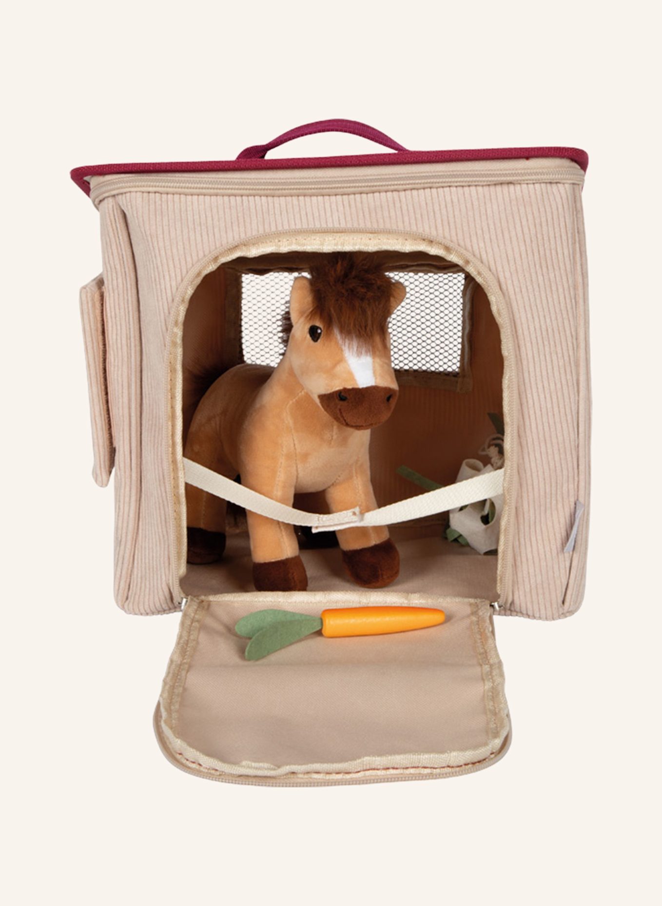 small foot Spielset Pferd mit Stall: BRAUN