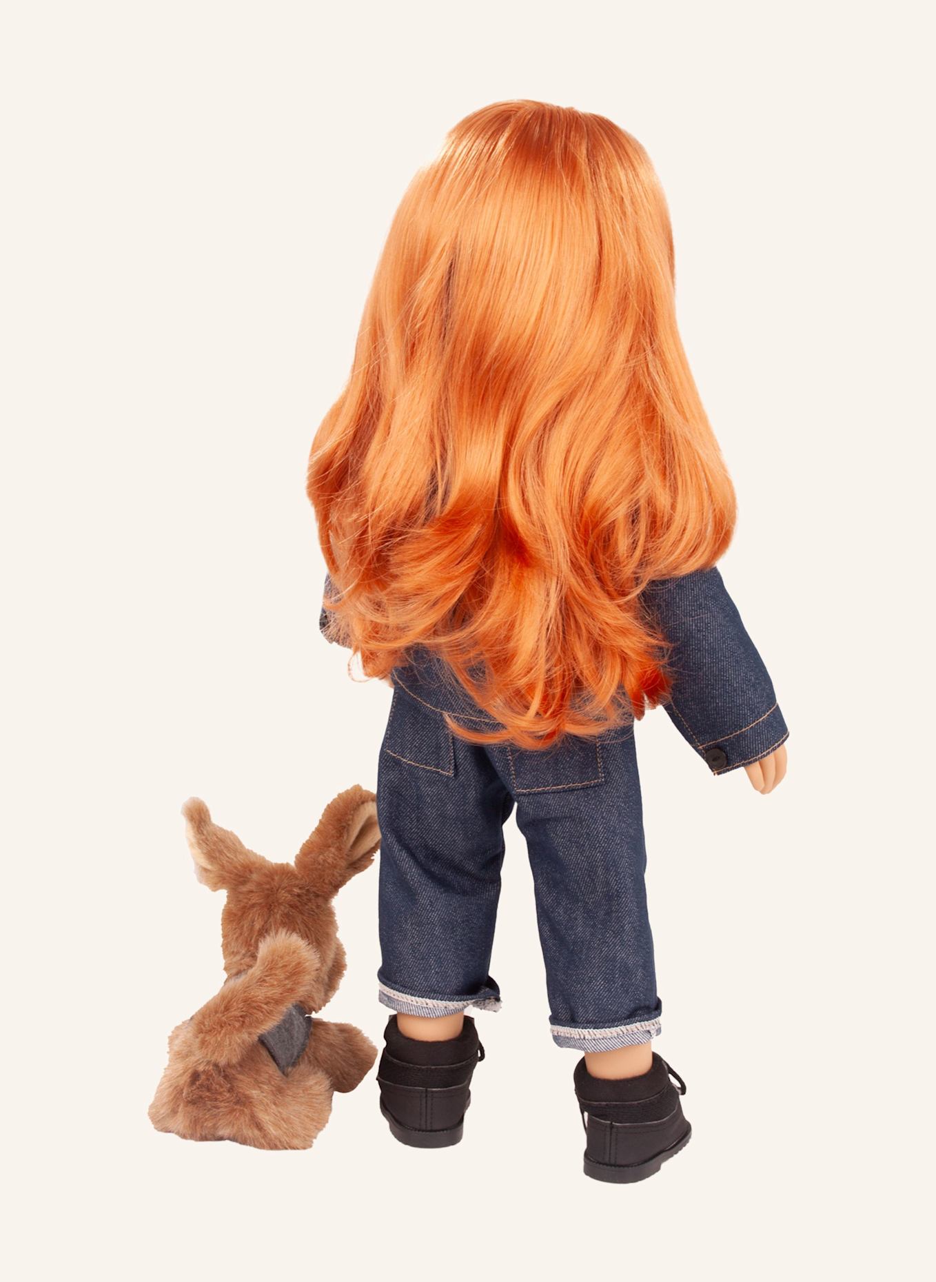 Götz Puppe HANNAH And Her Dog Polly: BLAU