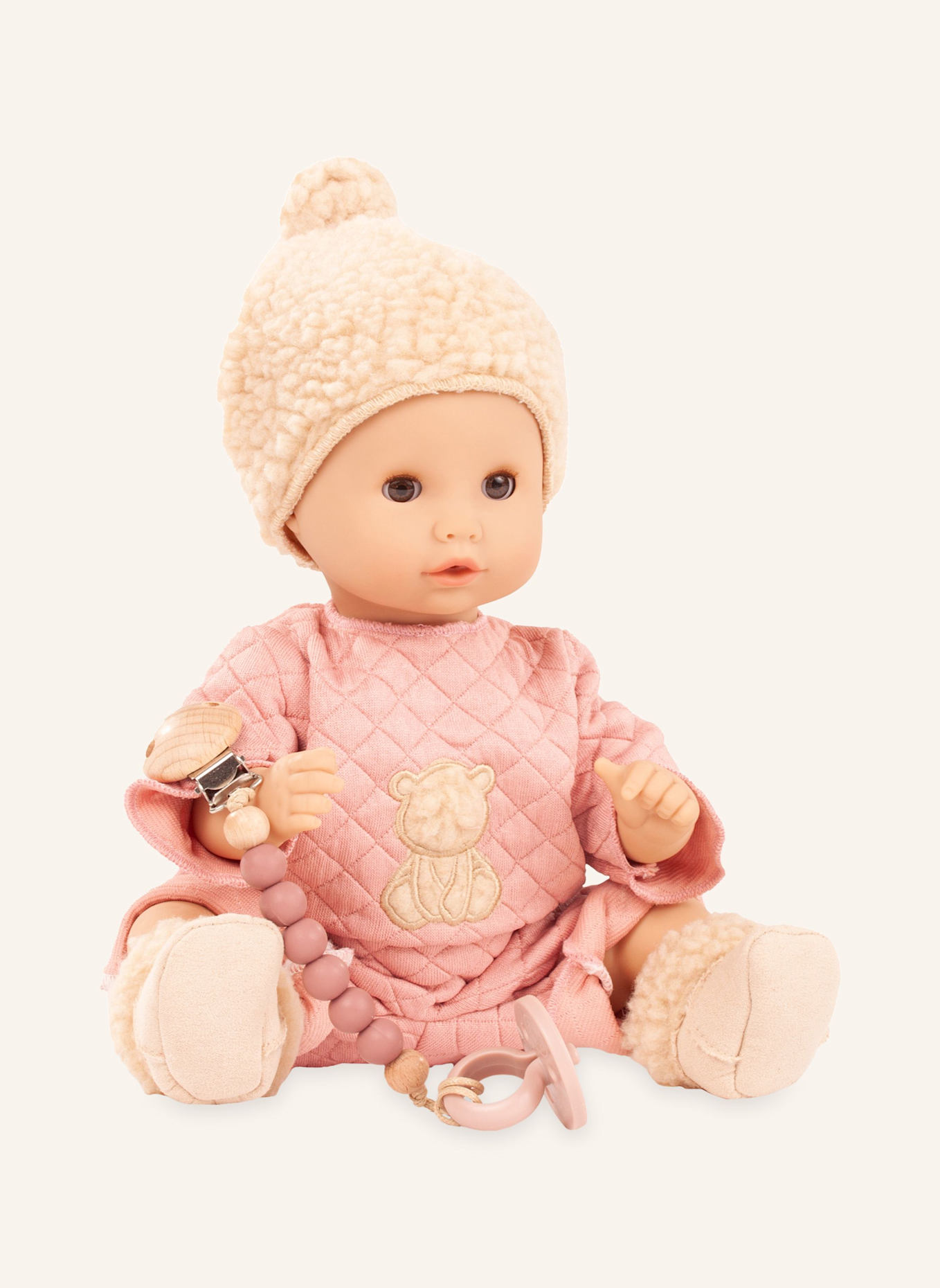Götz Babypuppe SLEEPY AQUINI Bärig: ROSA
