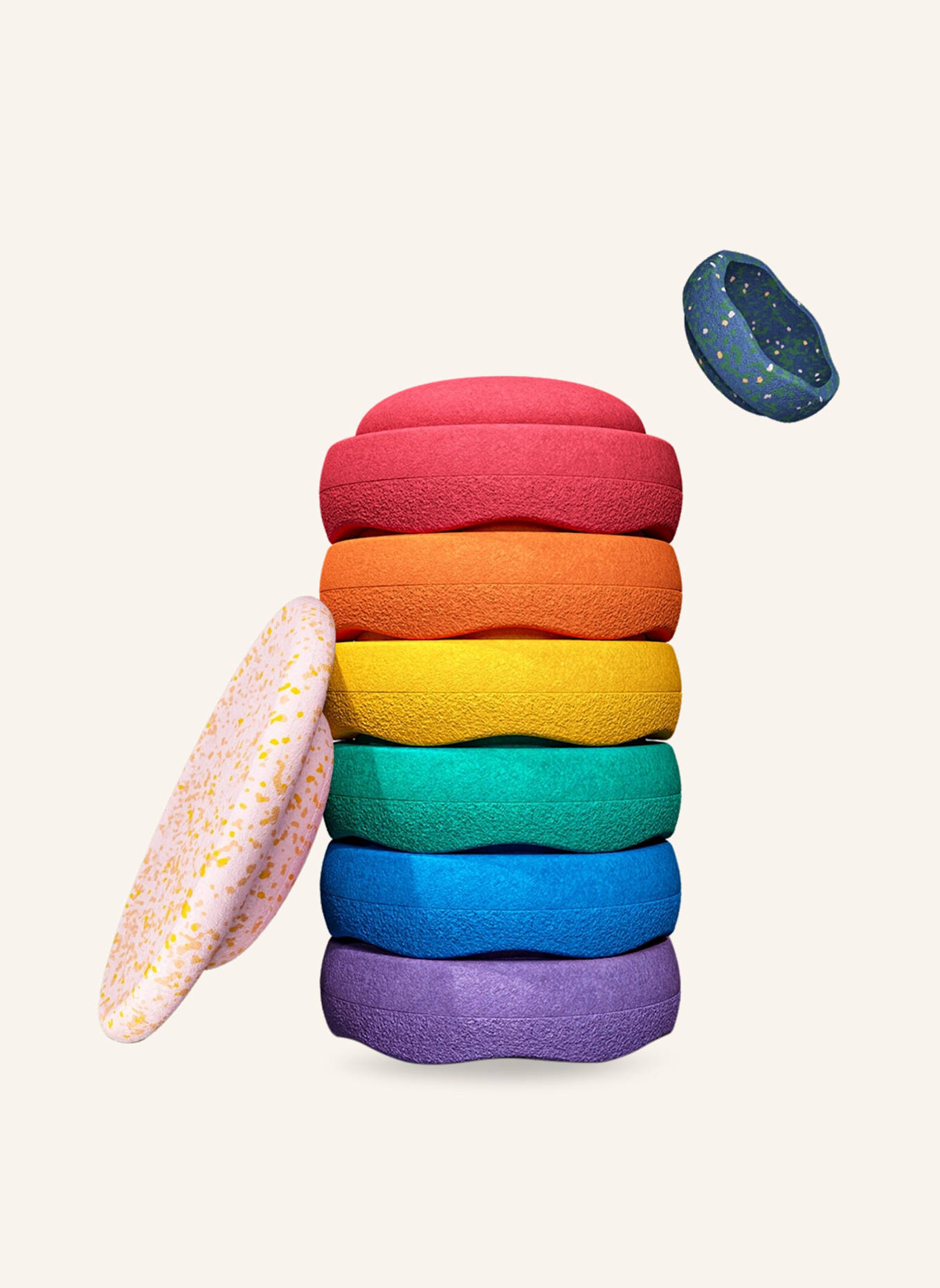 Stapelstein SET REGENBOGEN: GRÜN