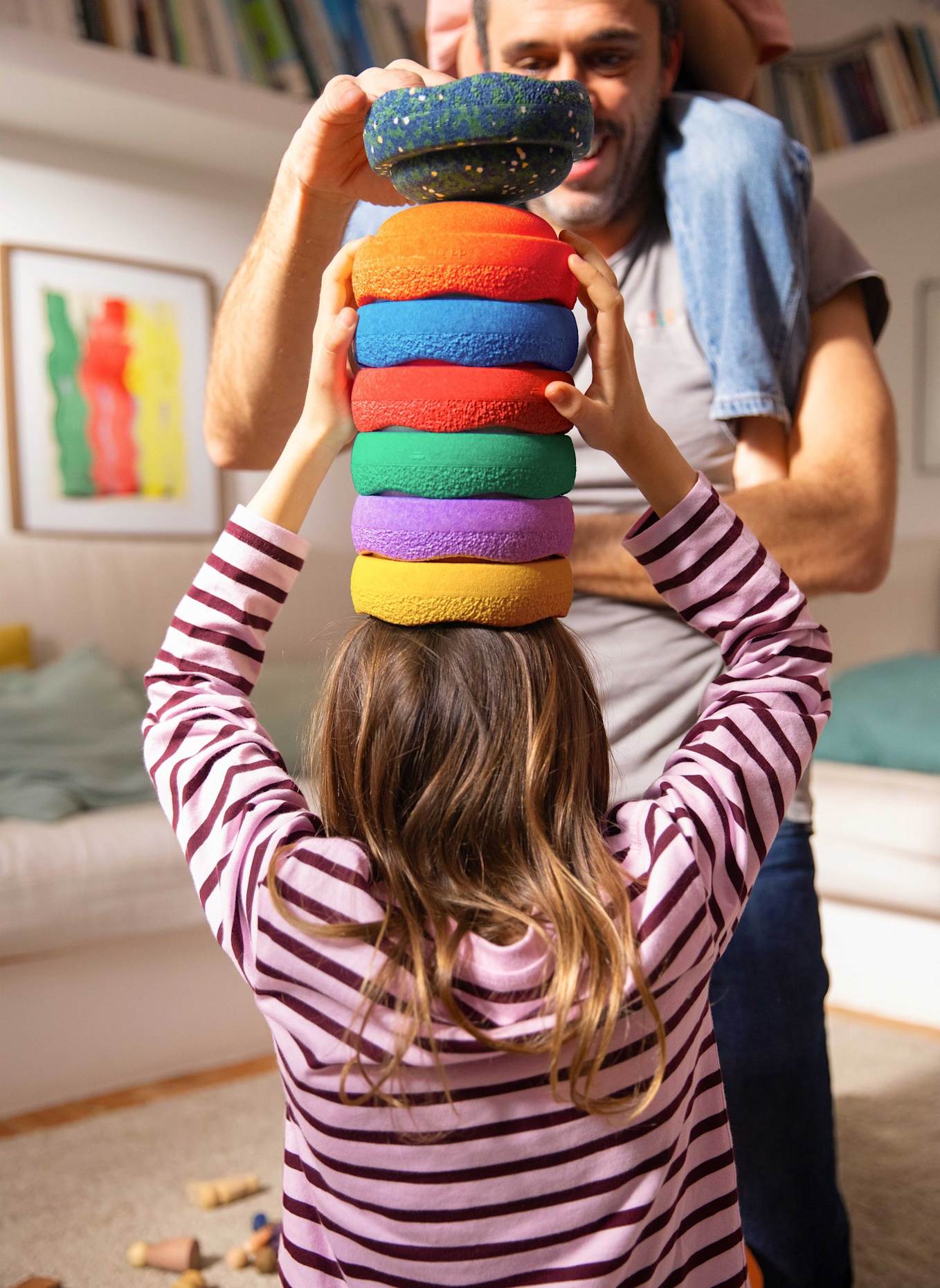 Stapelstein SET REGENBOGEN MINI: GRÜN