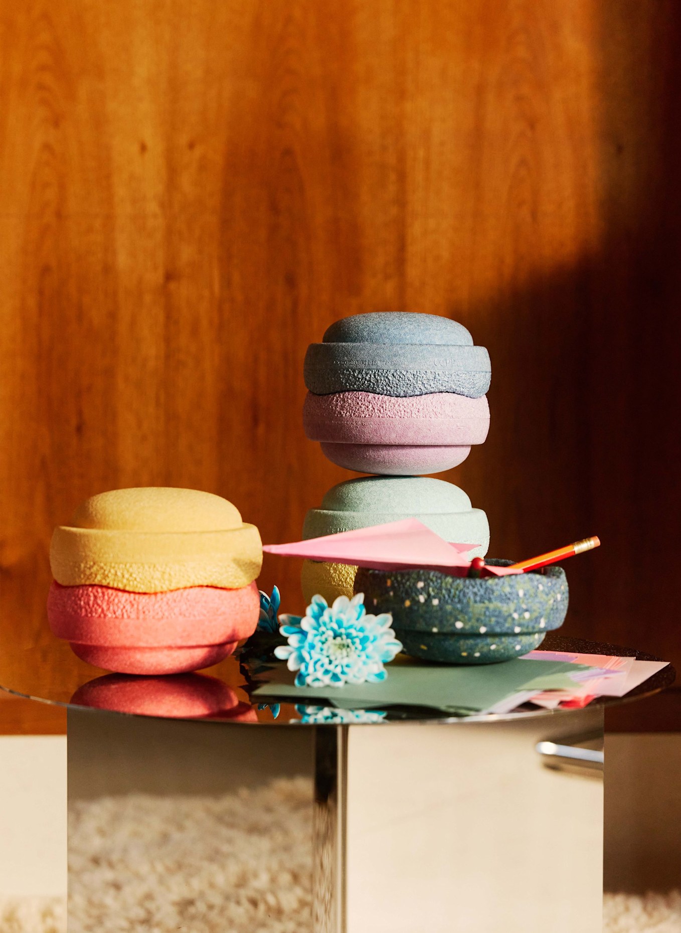 Stapelstein SET REGENBOGEN MINI: HELLROSA