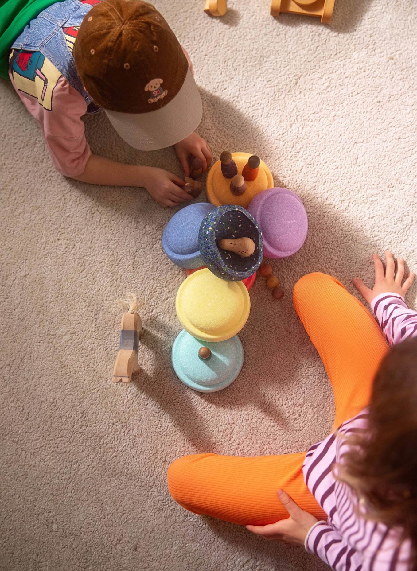 Stapelstein SET REGENBOGEN MINI: HELLROSA