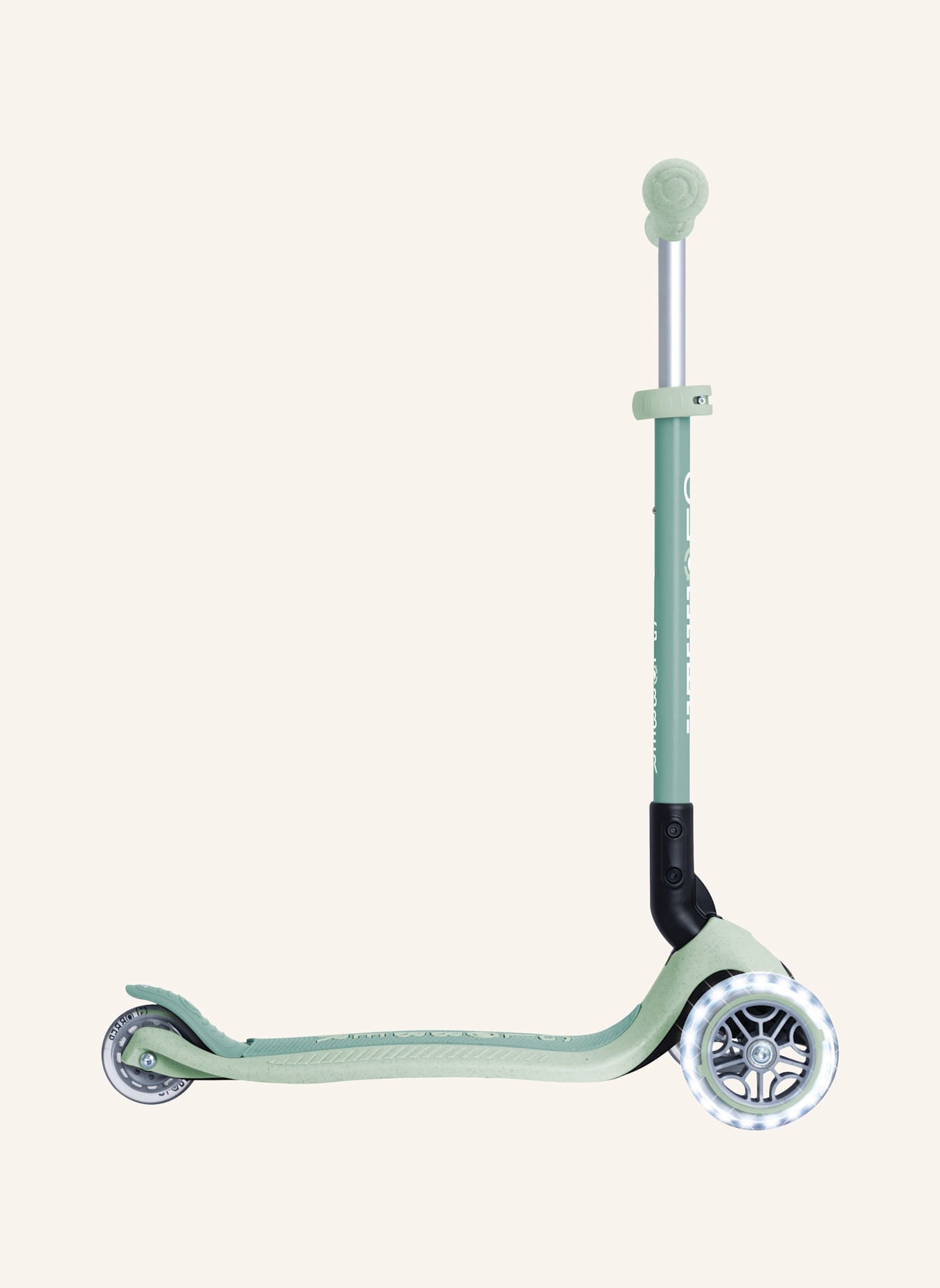 GLOBBER Scooter PRIMO FOLDABLE LIGHTS ECO: GRÜN