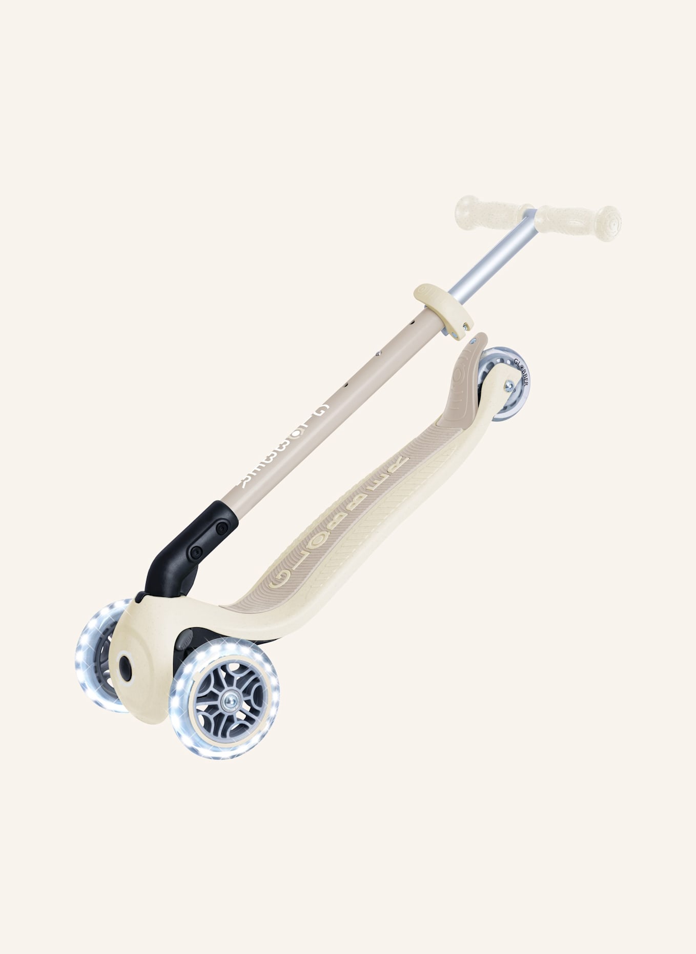 GLOBBER Scooter PRIMO FOLDABLE LIGHTS ECO: WEISS