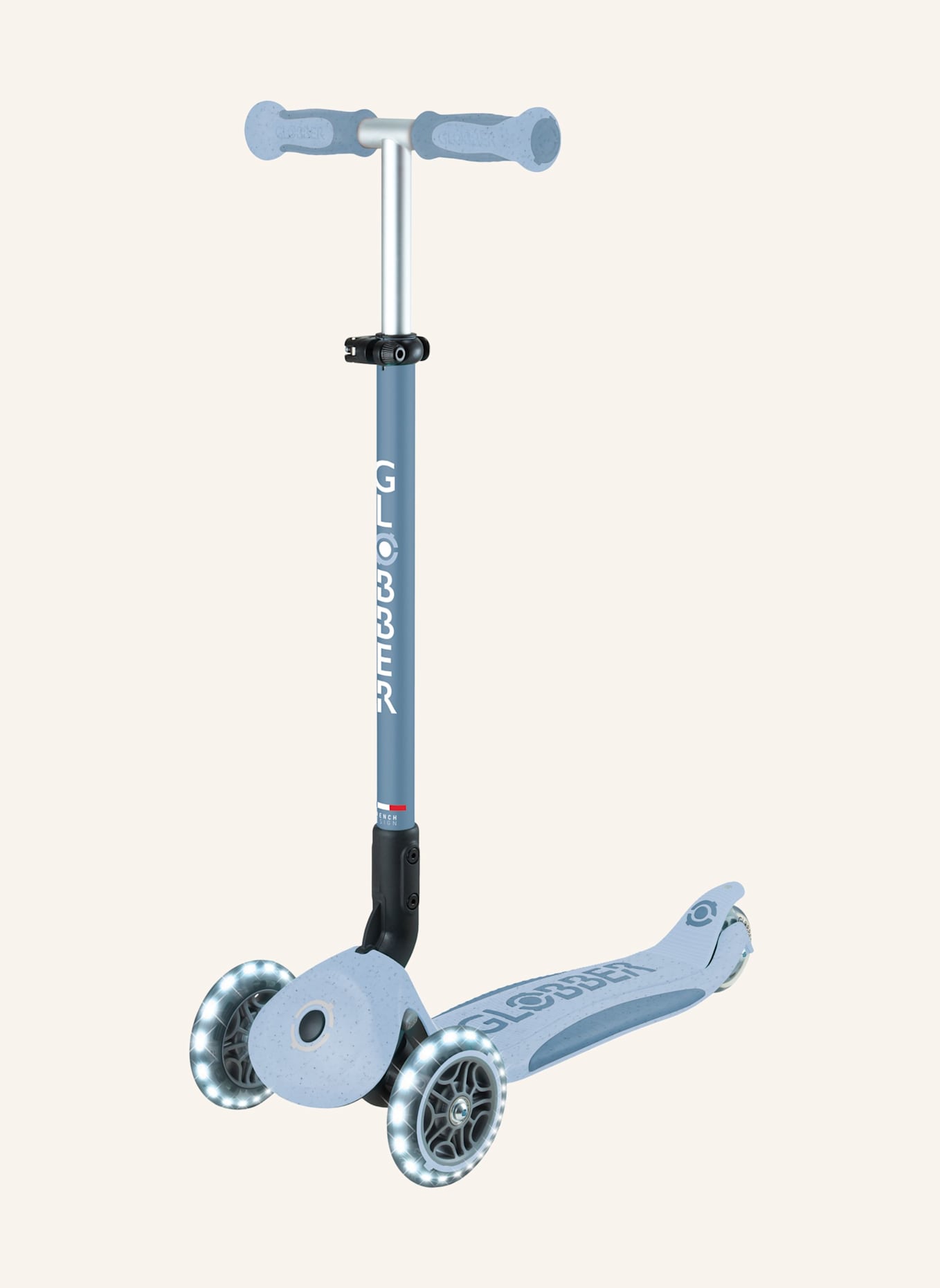 GLOBBER Scooter GO-UP DELUXE LIGHTS ECO 360: BLAU