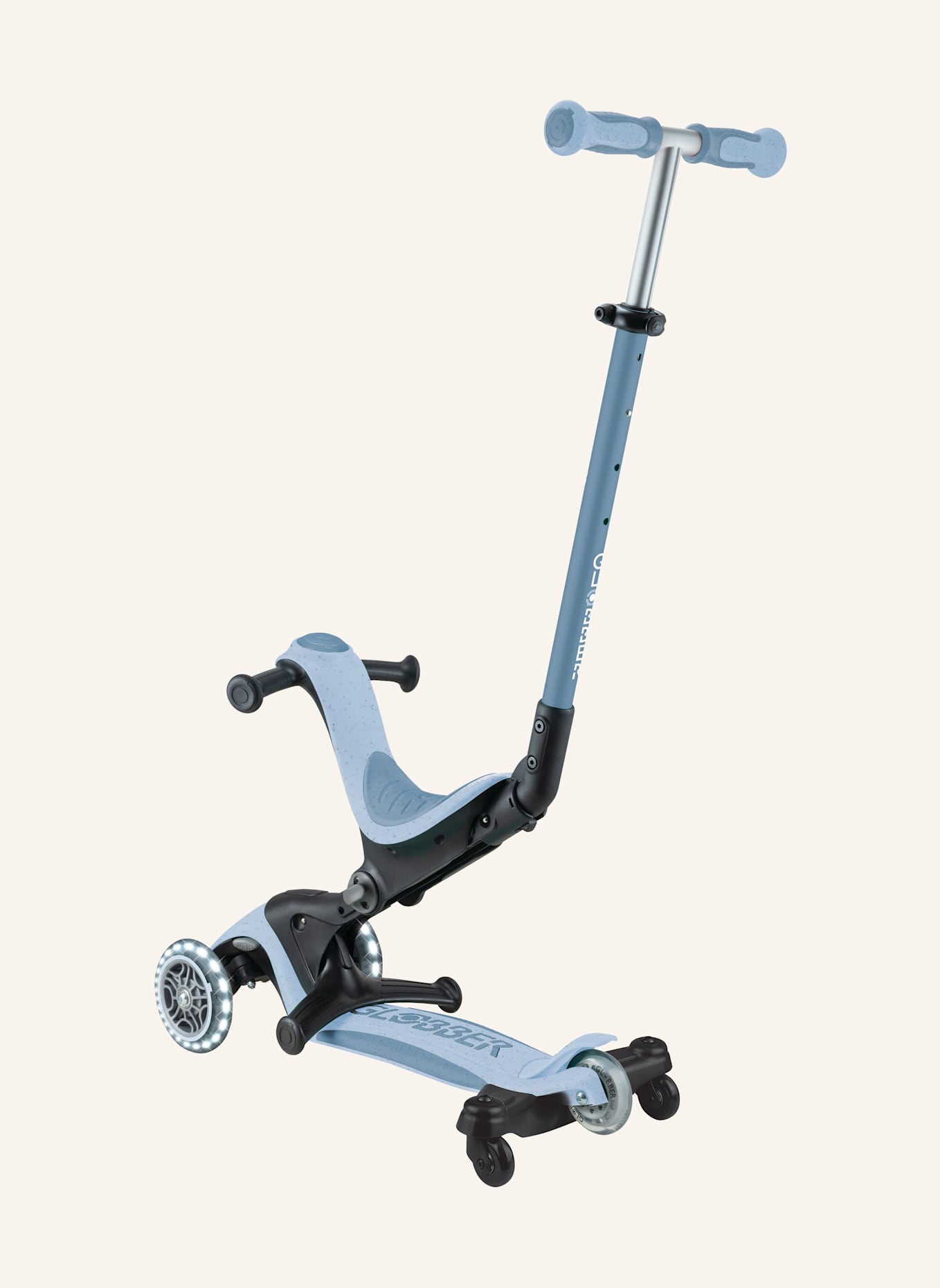 GLOBBER Scooter GO-UP DELUXE LIGHTS ECO 360: BLAU