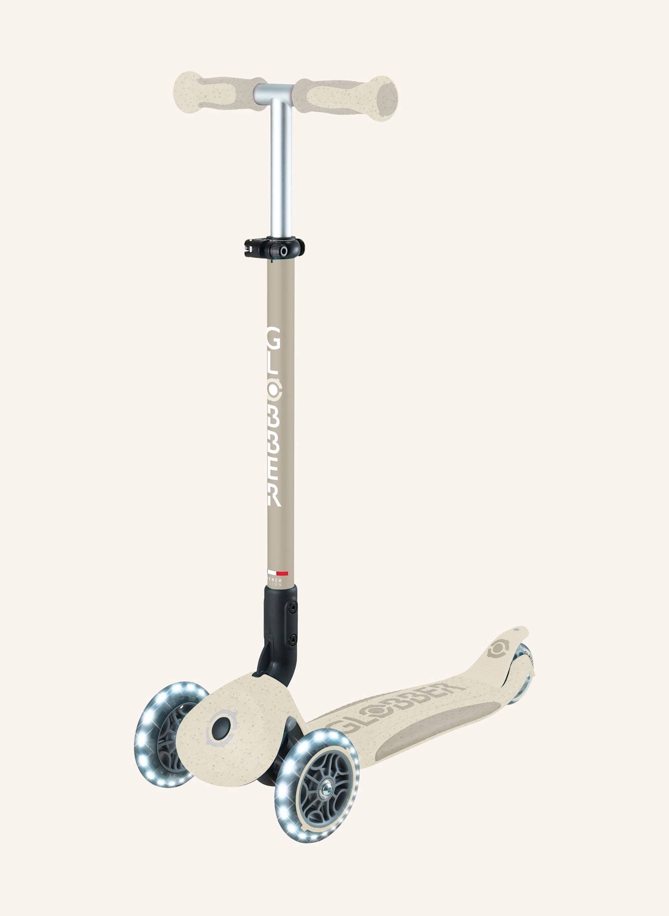GLOBBER Scooter GO-UP DELUXE LIGHTS ECO 360: WEISS