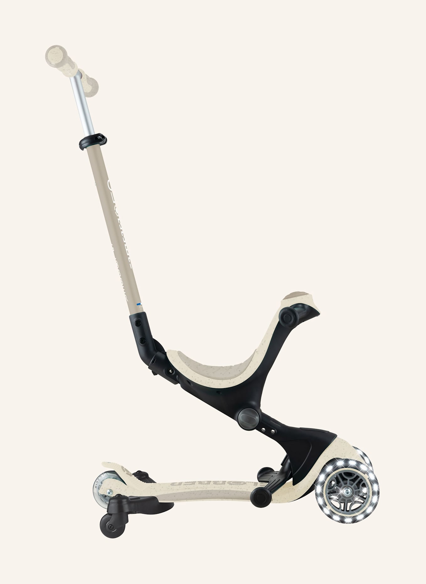 GLOBBER Scooter GO-UP DELUXE LIGHTS ECO 360: WEISS