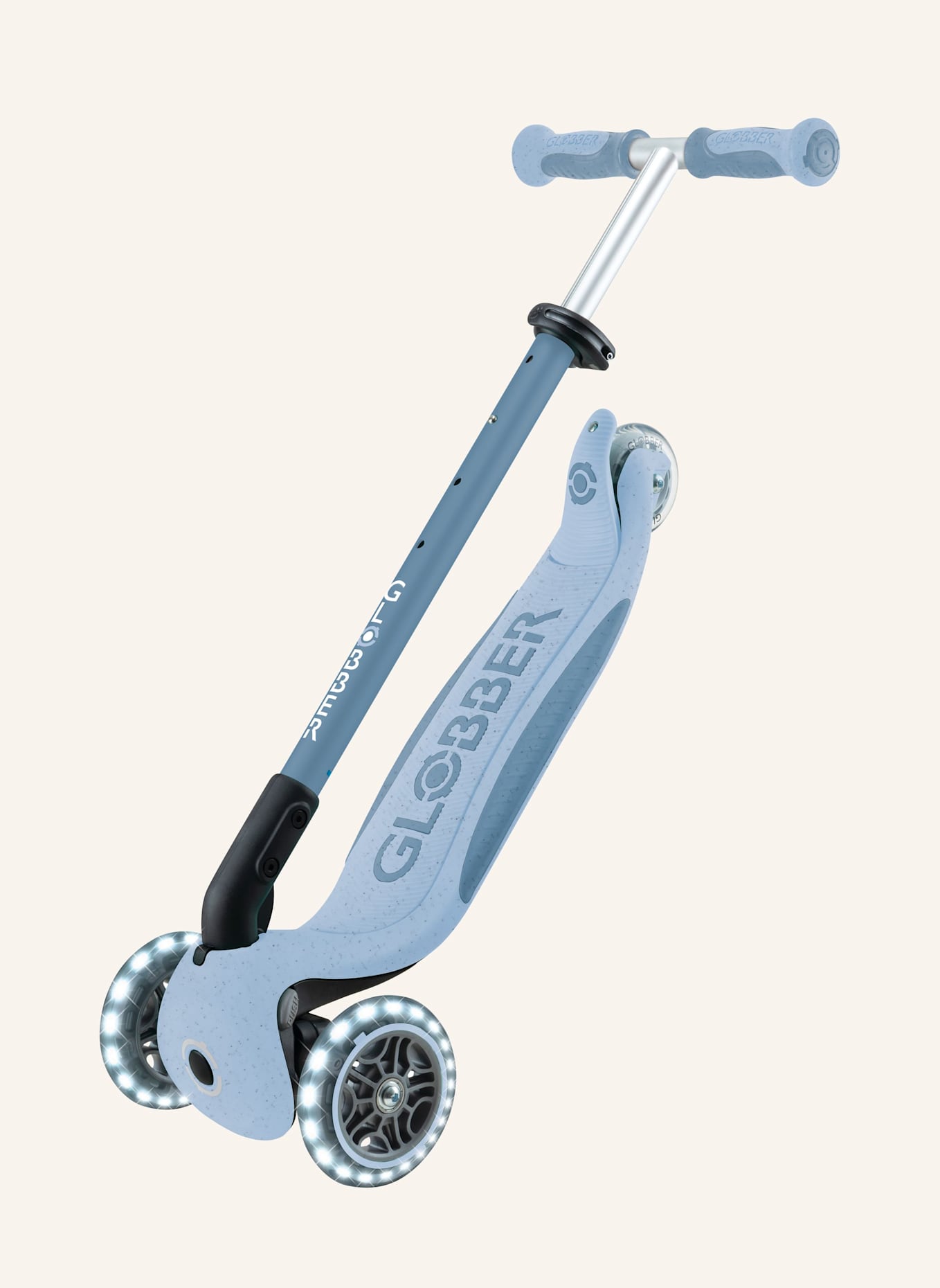 GLOBBER Scooter GO-UP DELUXE LIGHTS ECO 360: BLAU