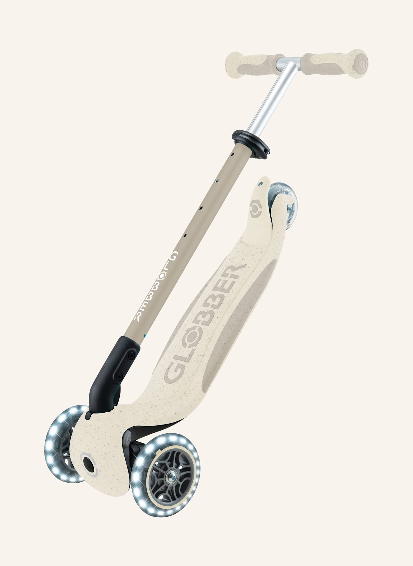 GLOBBER Scooter GO-UP DELUXE LIGHTS ECO 360: WEISS