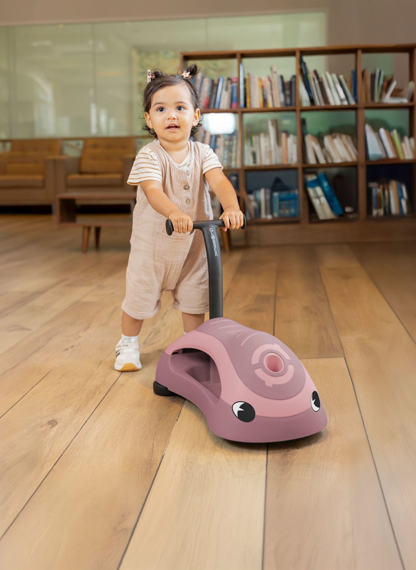 GLOBBER Lauflernwagen WALK N ROLL 2in1 ECO: ROSA