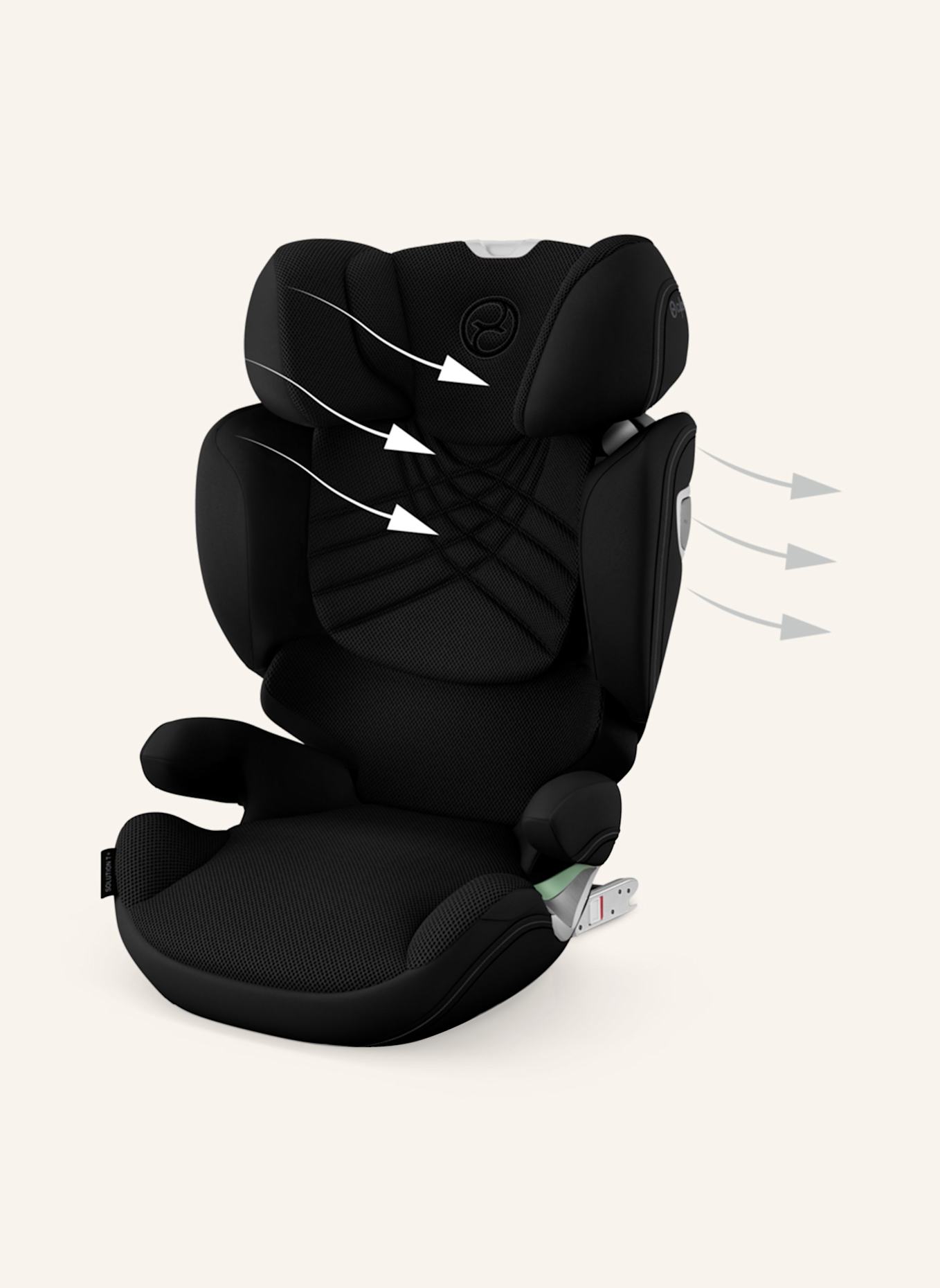 cybex SOLUTION T I-FIX PLUS: SCHWARZ