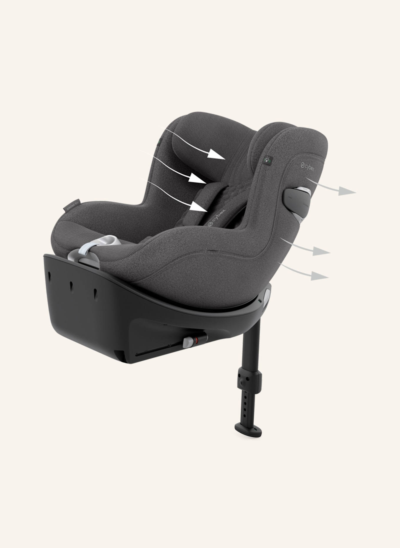cybex SIRONA T I-SIZE PLUS: GRAU