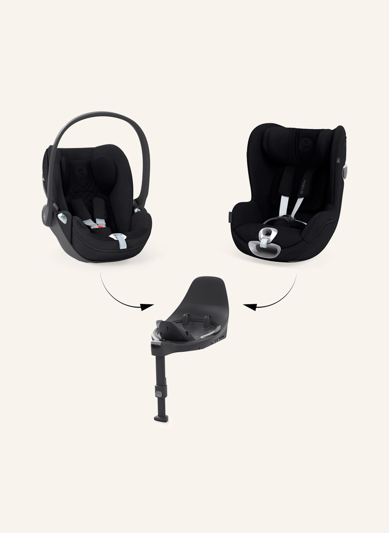 cybex BASE T: SCHWARZ