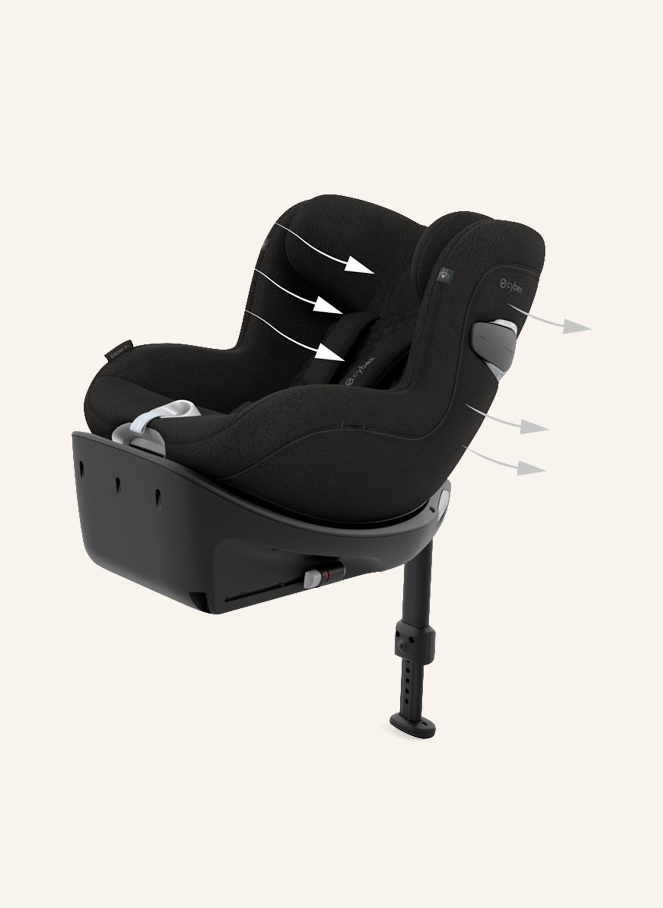 cybex SIRONA T I-SIZE PLUS: SCHWARZ