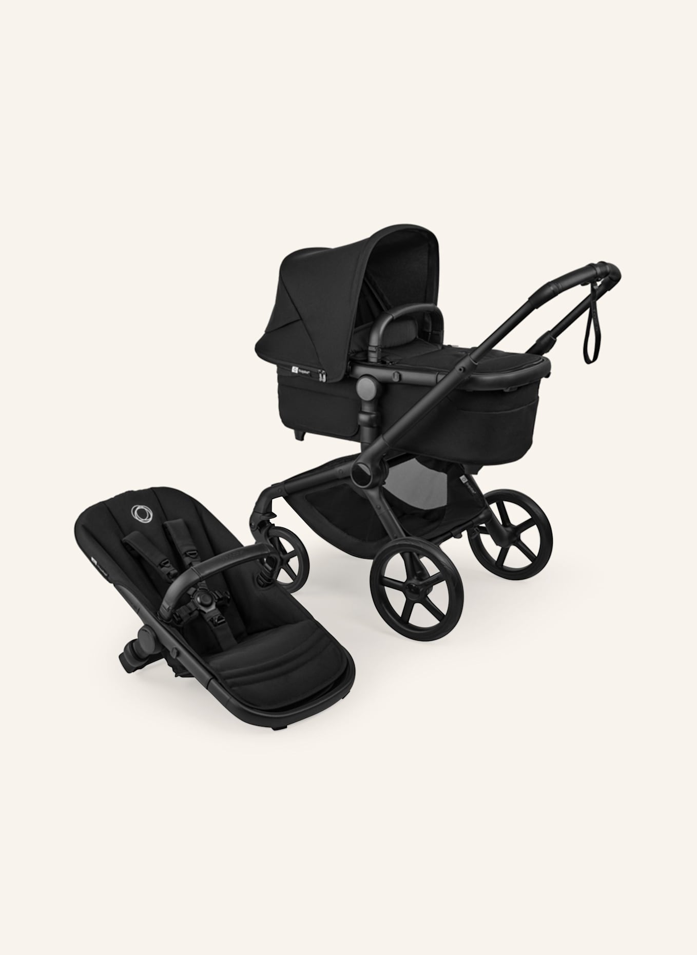 bugaboo FOX 5 RENEW 2-in-1-Kinderwagen: SCHWARZ