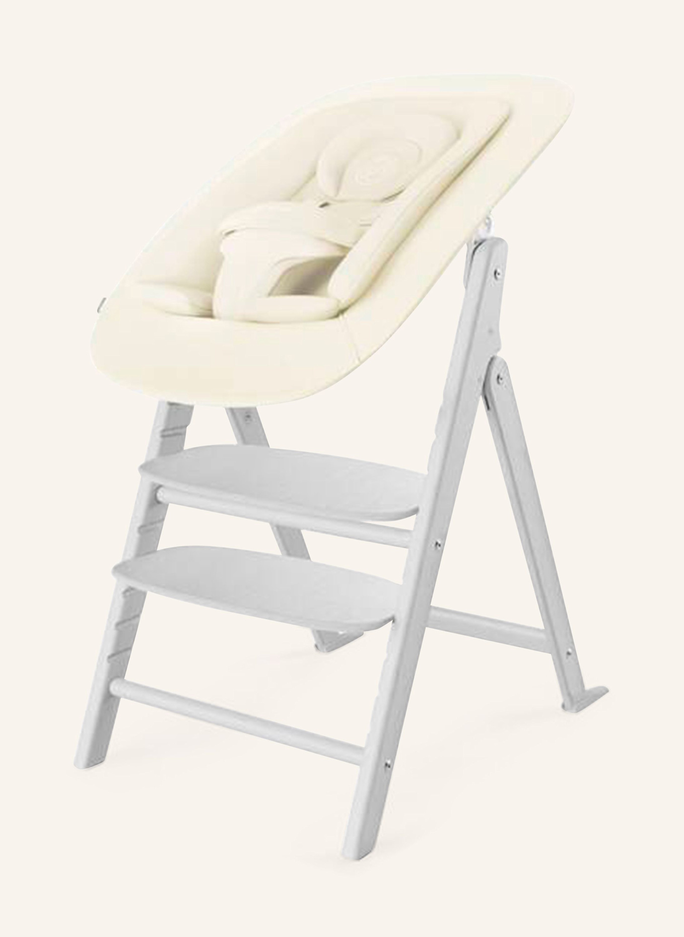 cybex CLICK & FOLD Hochstuhl 4-in-1 Set: WEISS