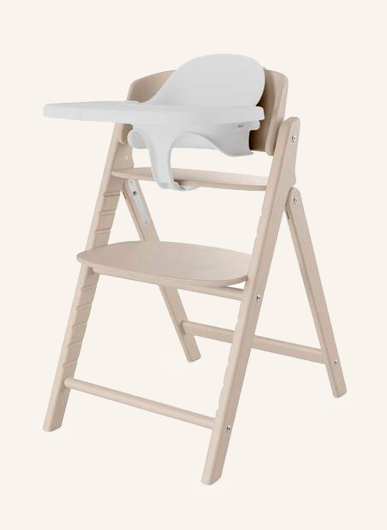 cybex CLICK & FOLD Hochstuhl 3-in-1 Set: HELLBRAUN
