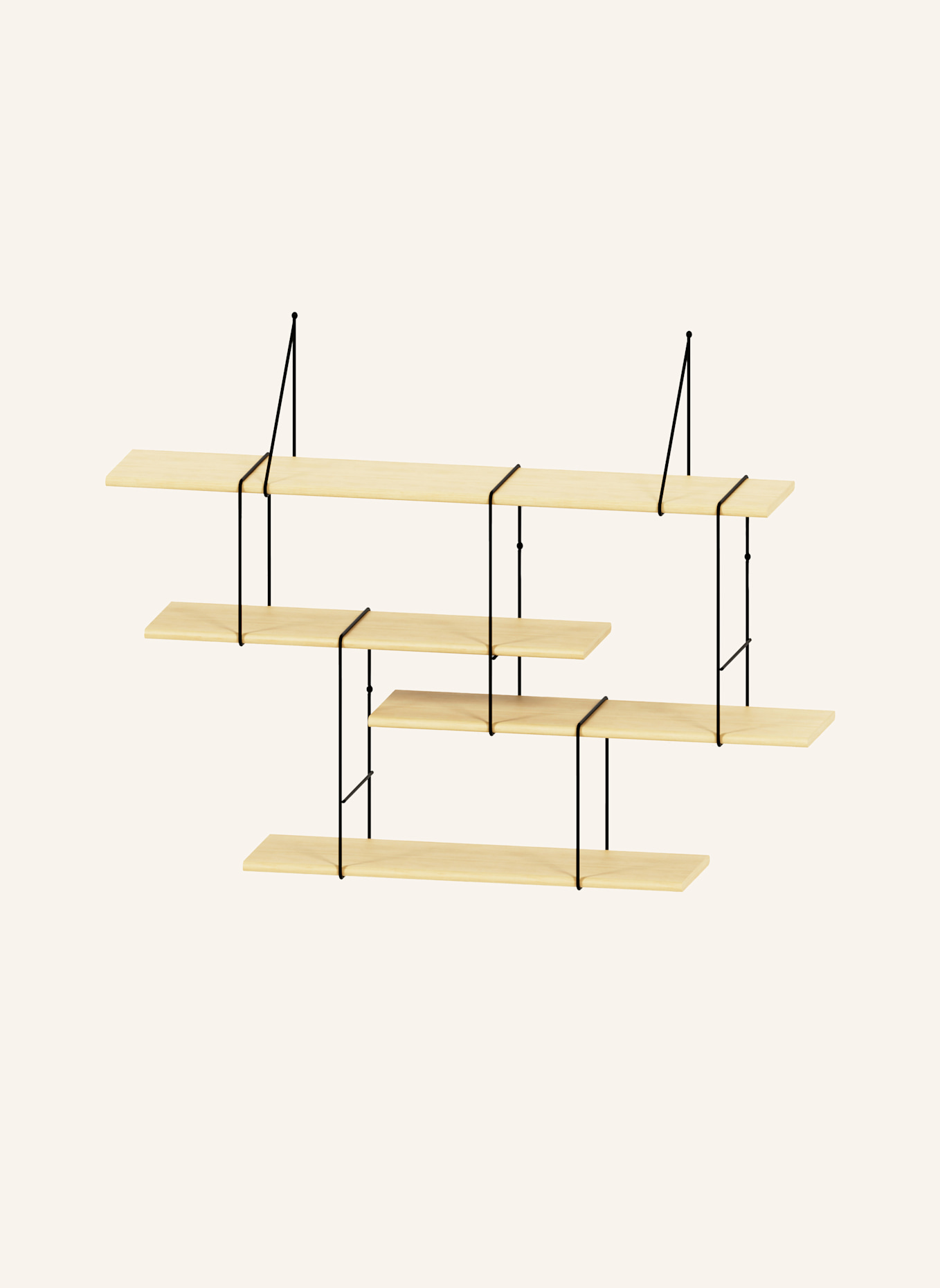 Studio Hausen Regal LINK SET 1: DUNKELBRAUN