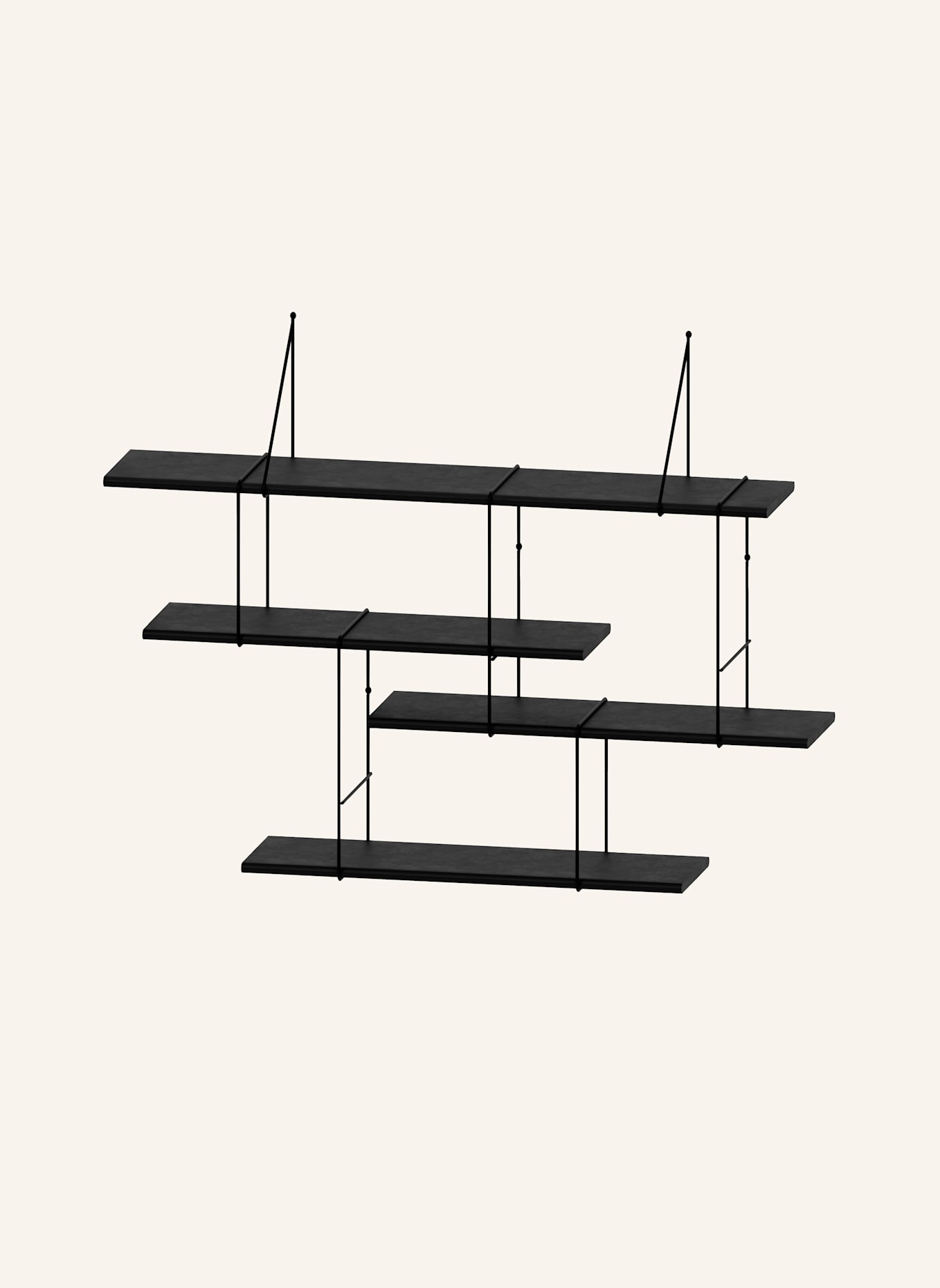 Studio Hausen Regal LINK SET 1: SCHWARZ