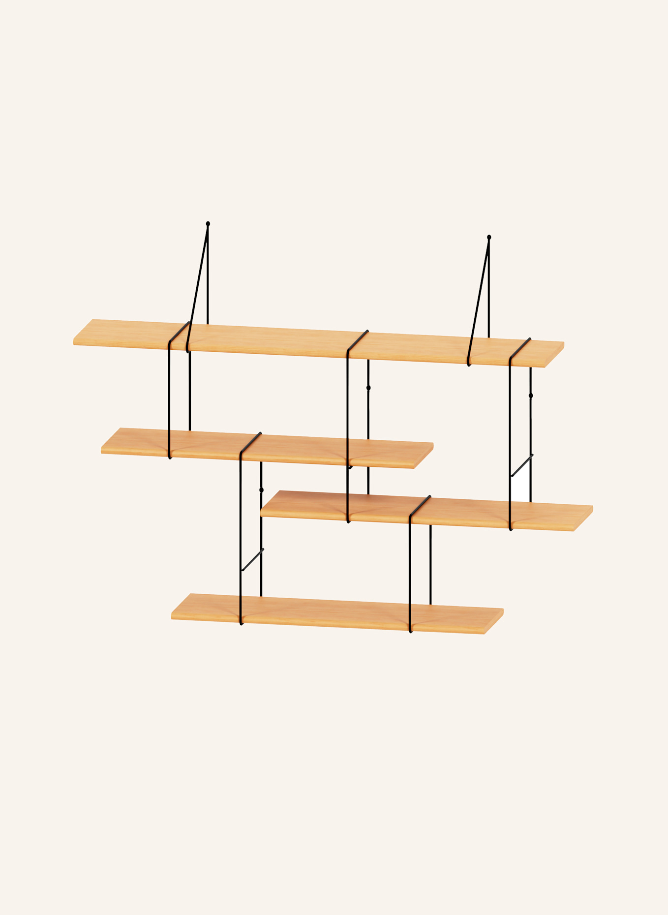 Studio Hausen Regal LINK SET 1: BRAUN