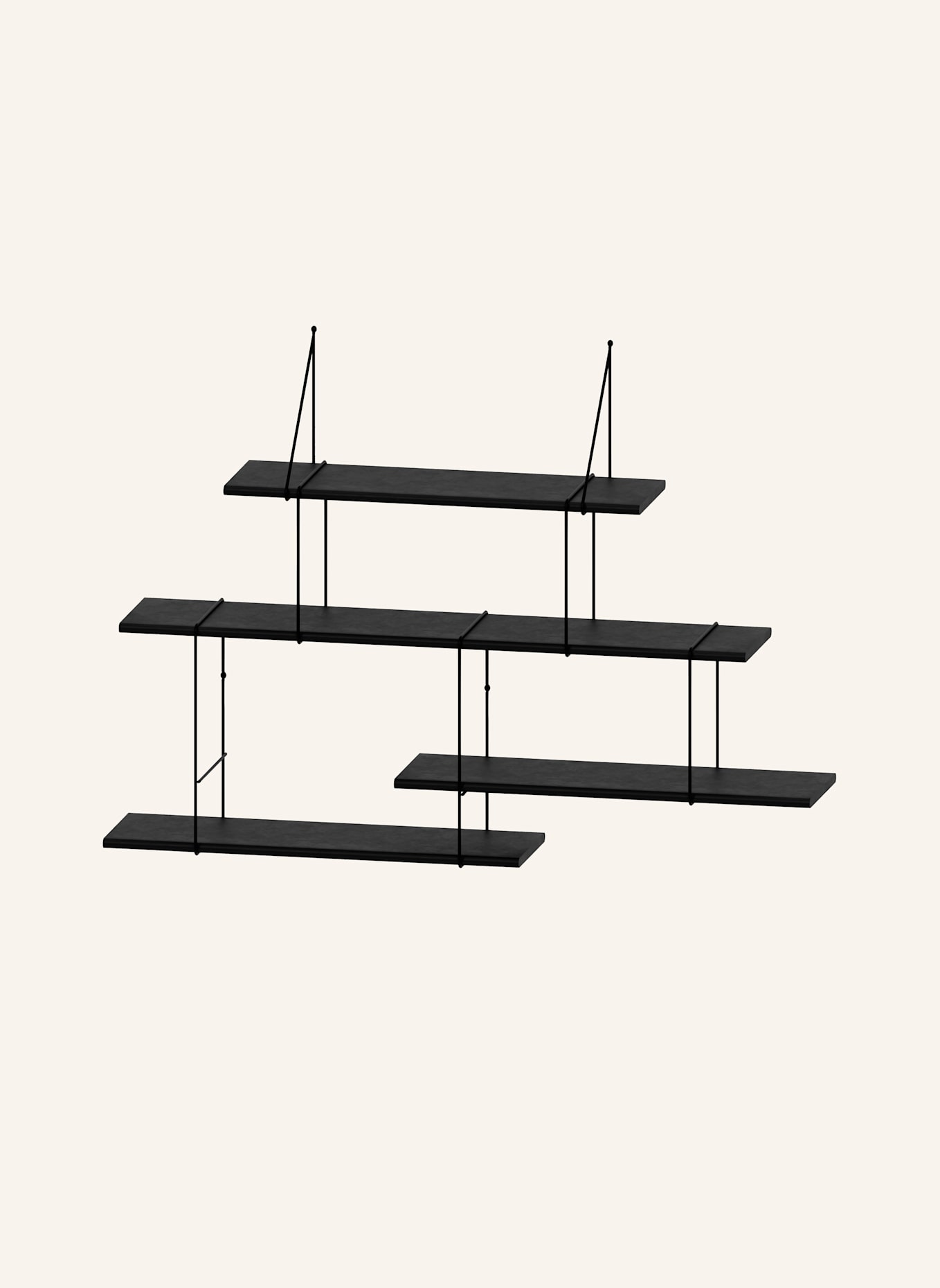 Studio Hausen Regal LINK SET 2: SCHWARZ