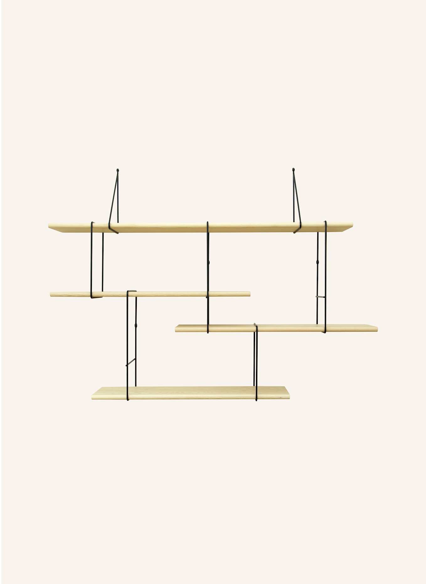 Studio Hausen Regal LINK SET 1: DUNKELBRAUN