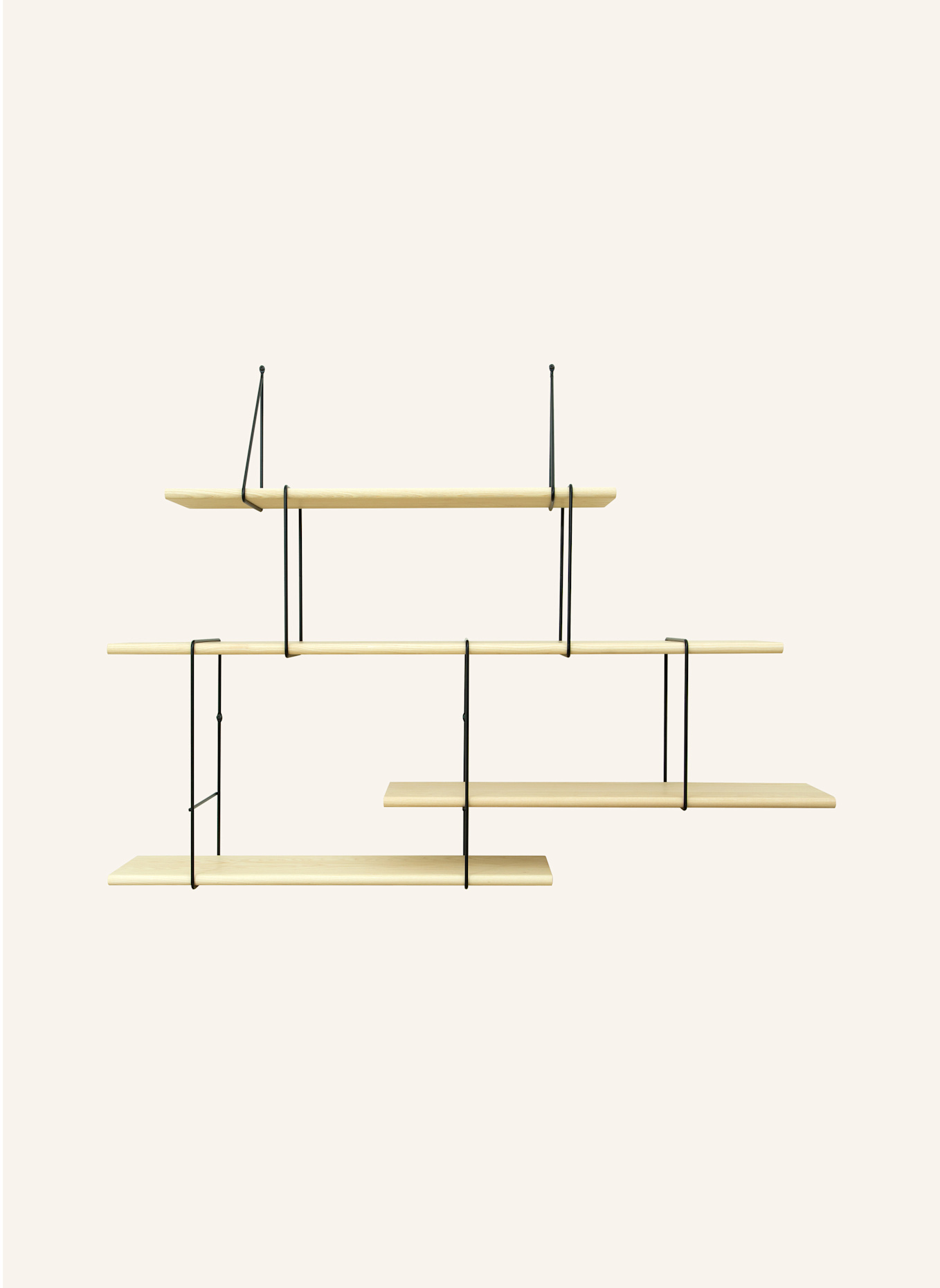 Studio Hausen Regal LINK SET 2: HELLBRAUN