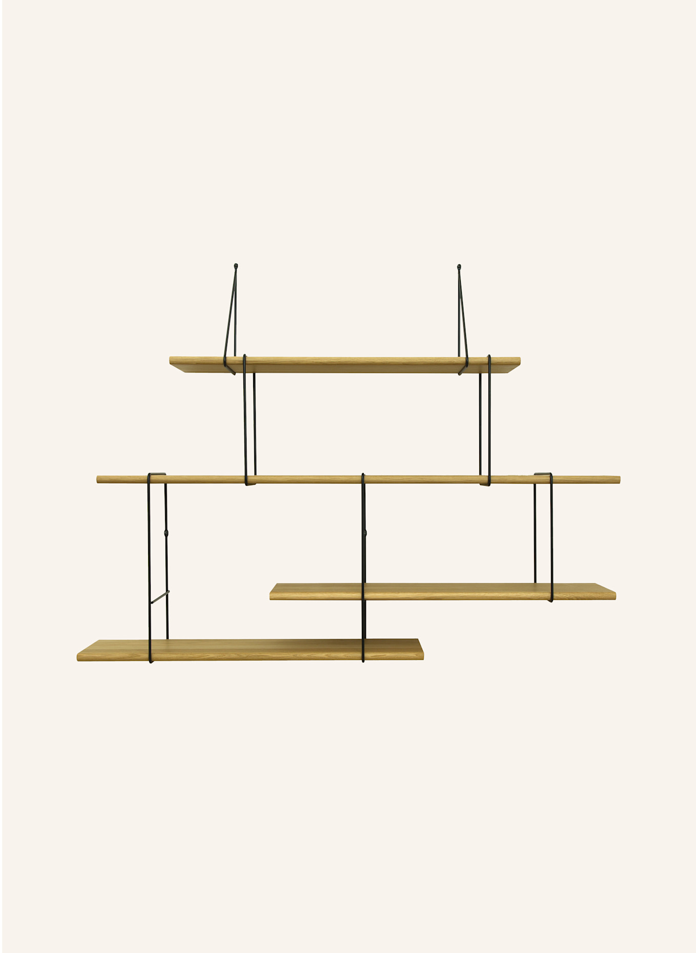 Studio Hausen Regal LINK SET 2: DUNKELBRAUN