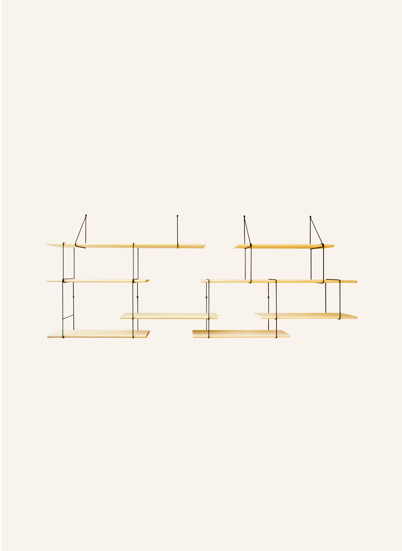 Studio Hausen Regal LINK DUO: DUNKELBRAUN