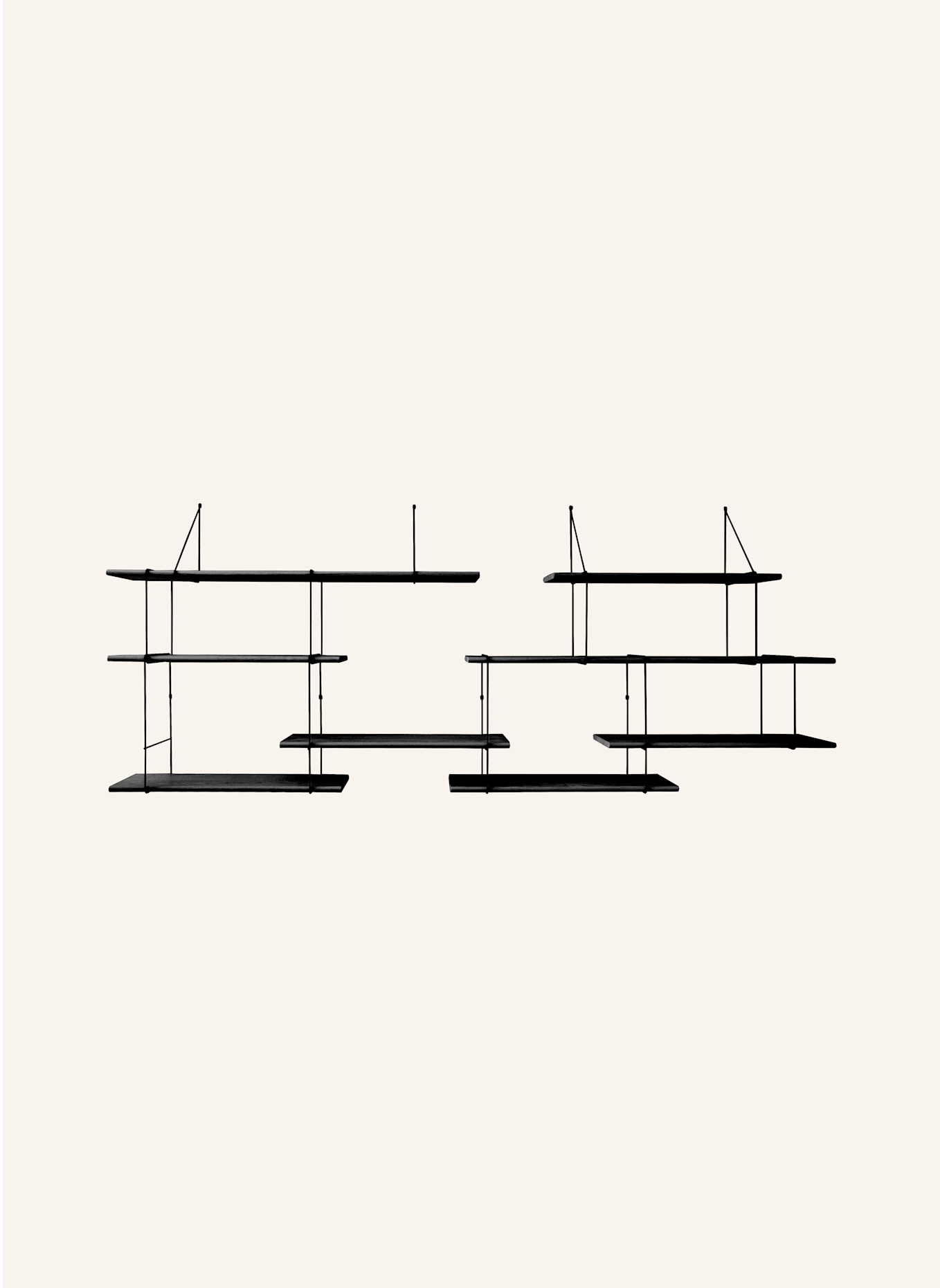 Studio Hausen Regal LINK DUO: SCHWARZ